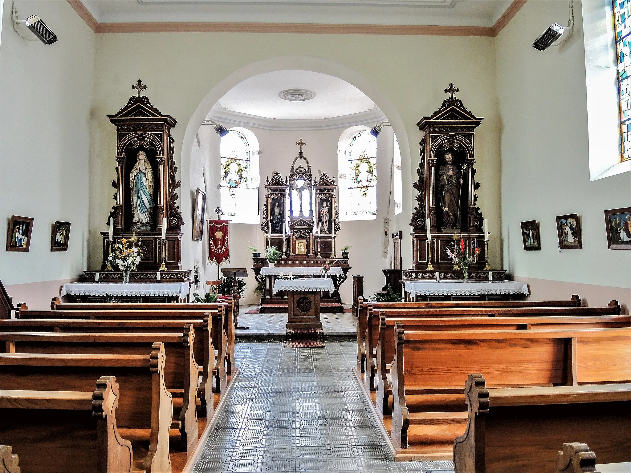 Photo showing: Nef de la chapelle Sainte-Marguerite