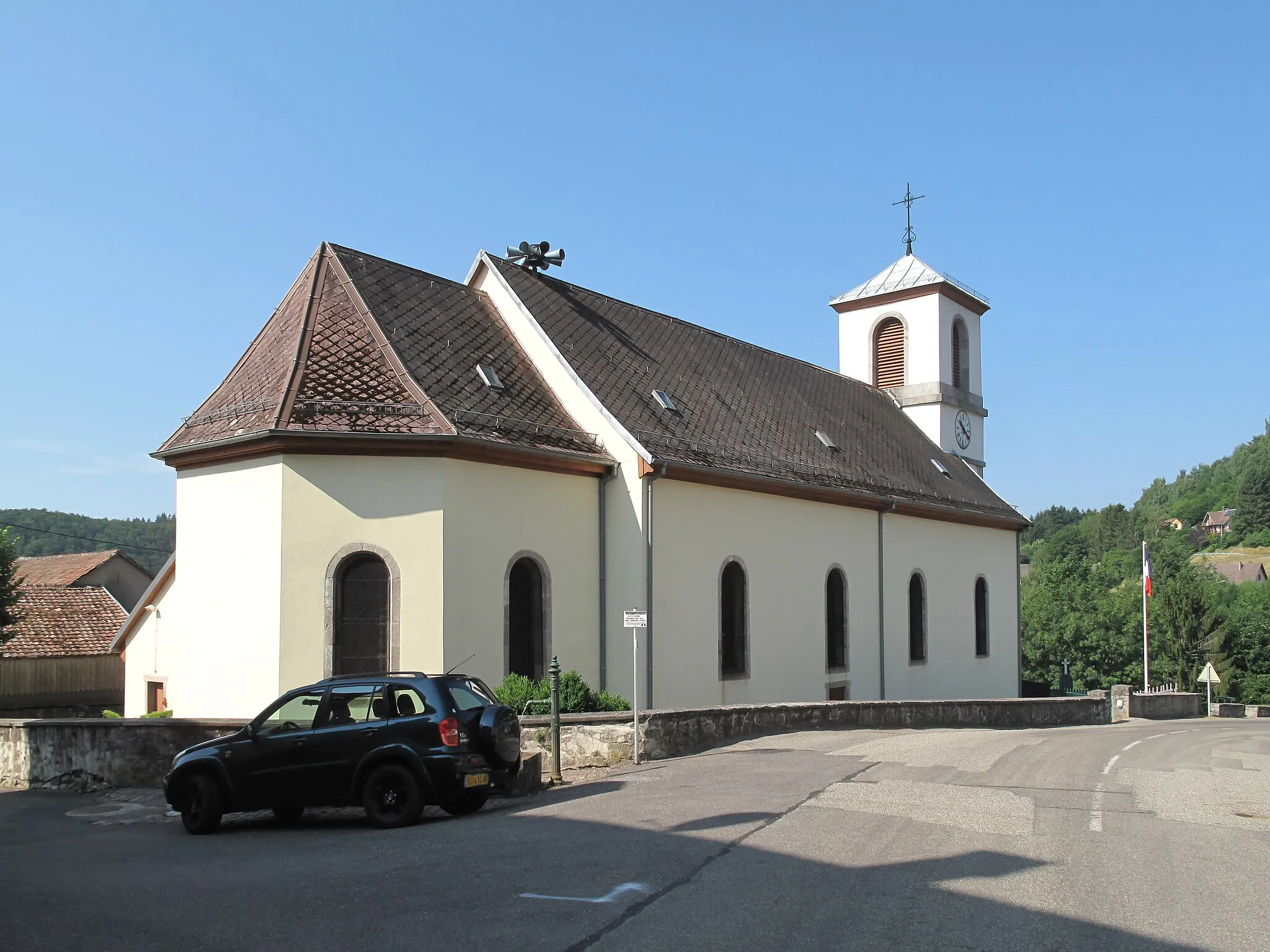 Photo showing: Goldbach-Altenbach, church: l'église Saint-Laurent