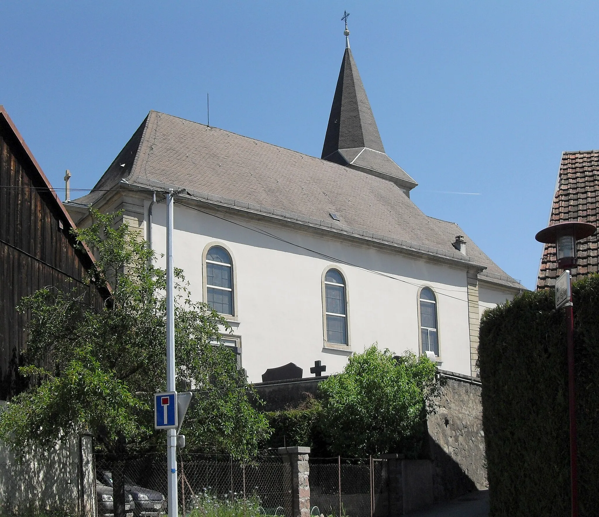 Photo showing: L'église Saint-Gangolphe à Galfingue, côté sud