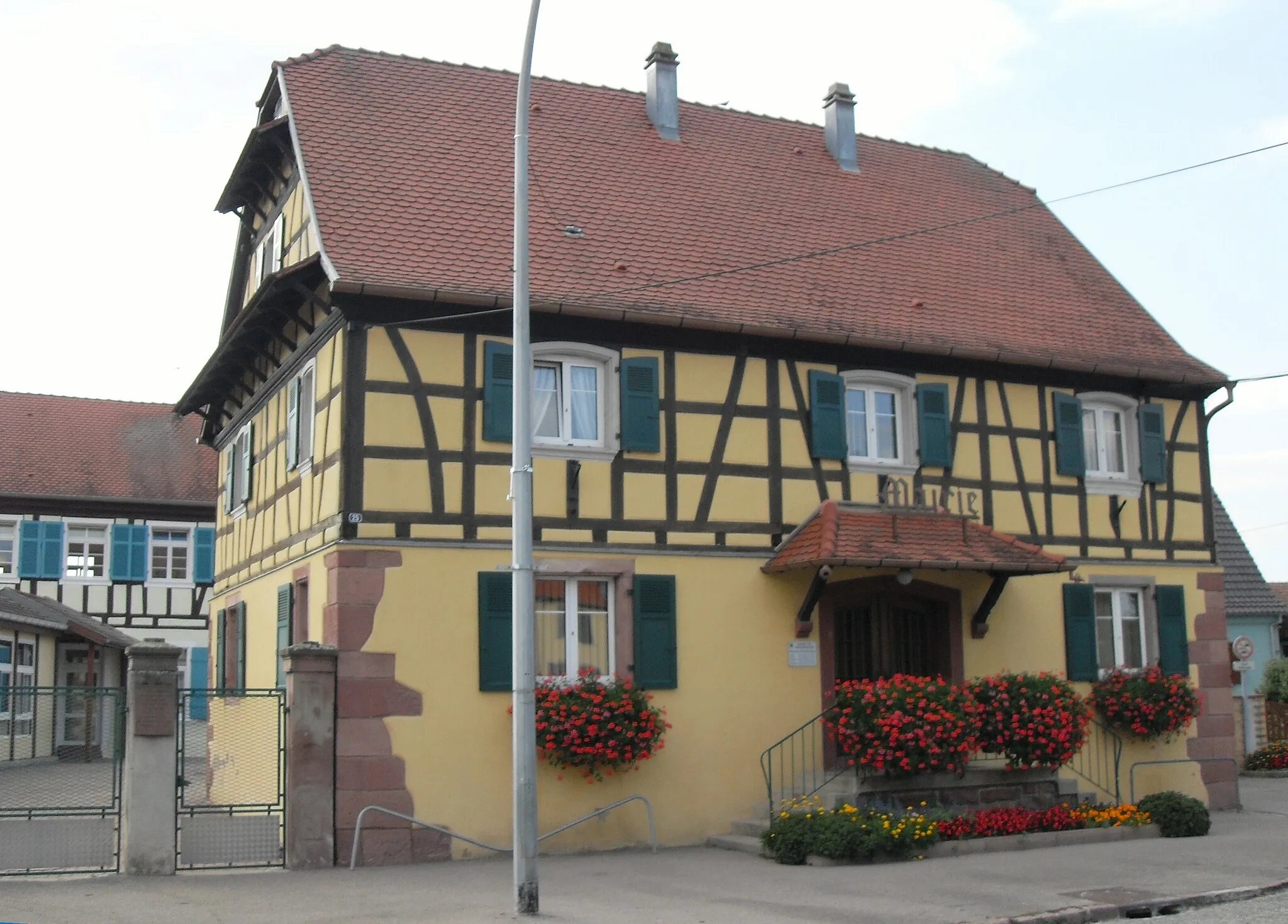 Photo showing: La mairie de Grussenheim