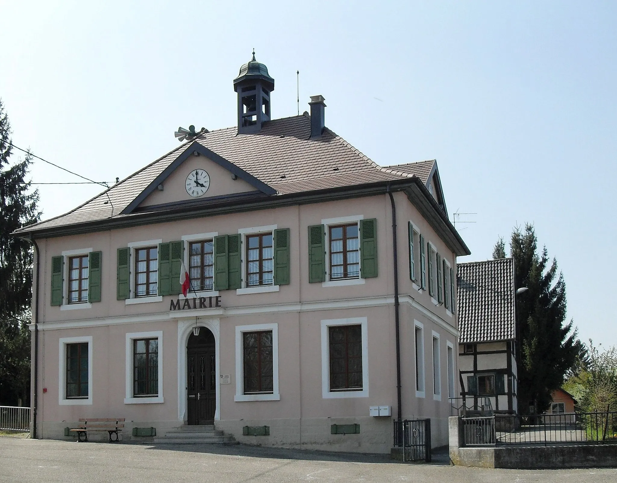 Photo showing: La mairie de Hausgauen