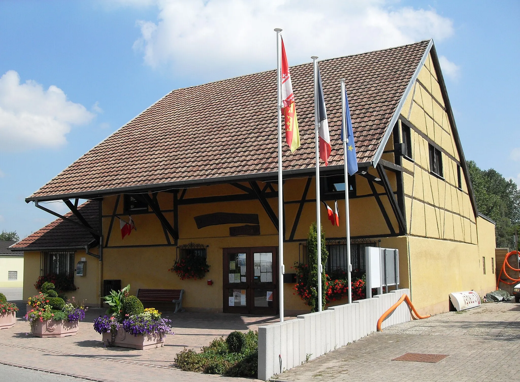 Photo showing: La mairie de Hagenthal-le-Haut