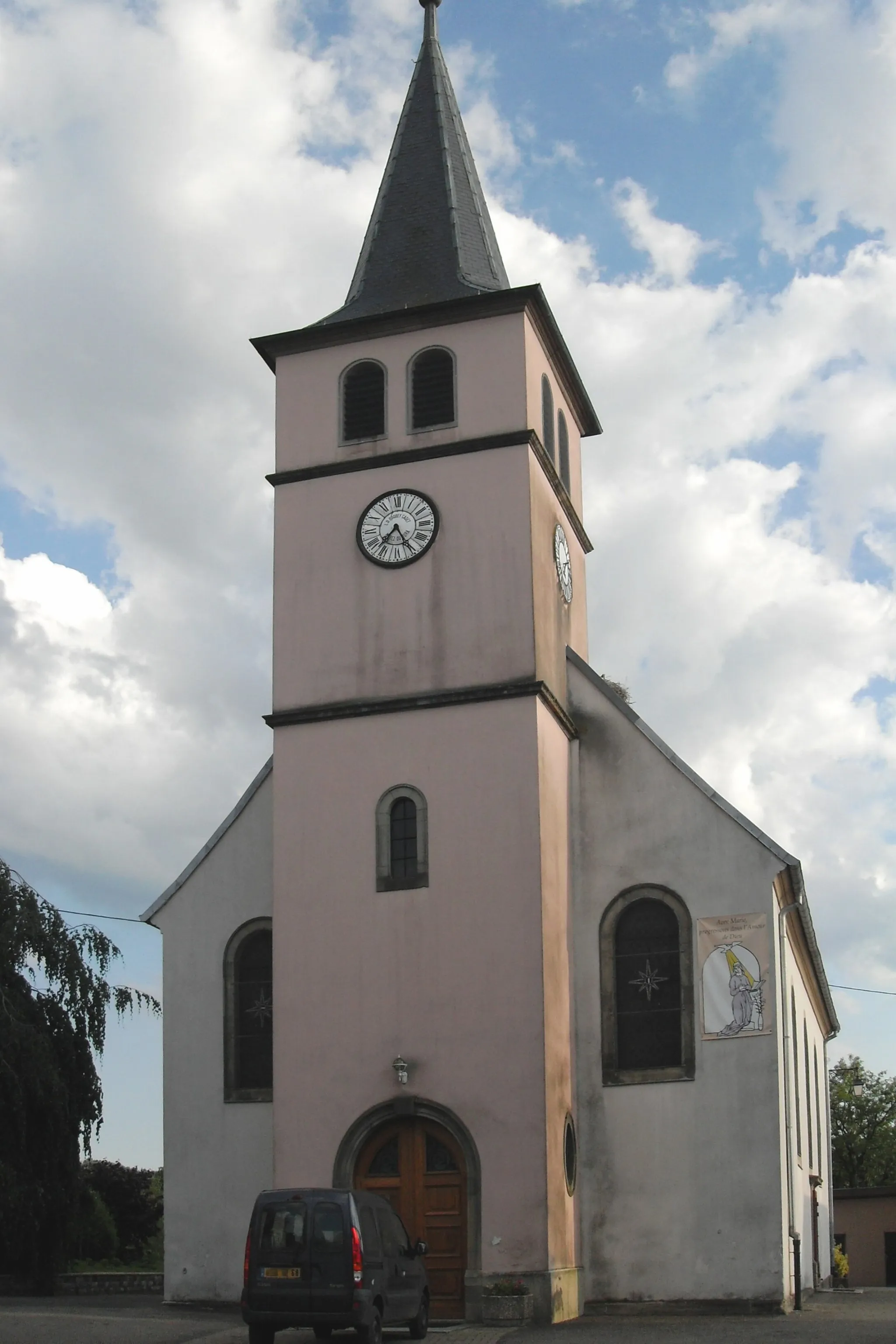 Photo showing: L'église Saint-Georges à Largitzen, côté nord