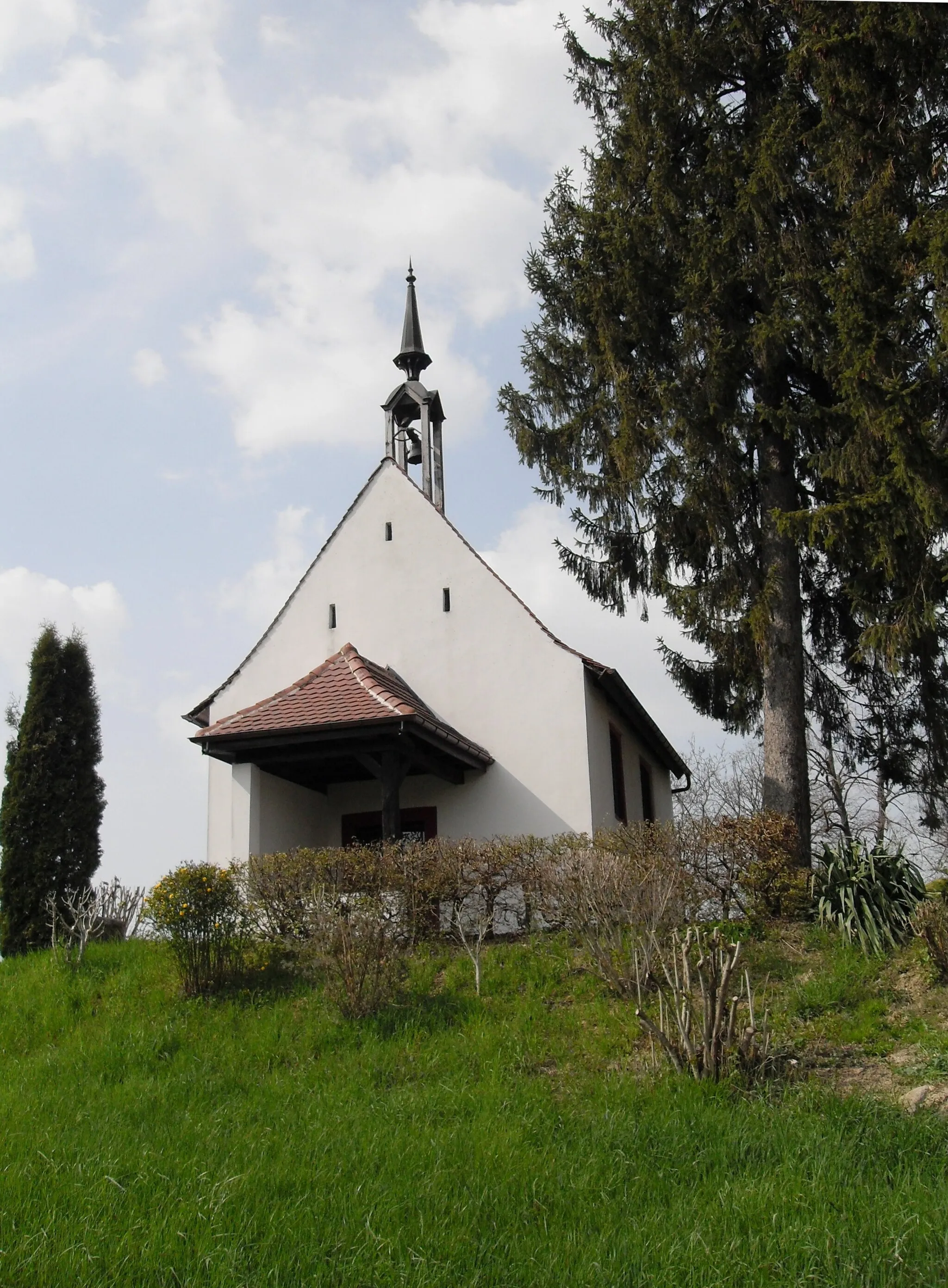 Photo showing: La chapelle Saint-Wolfgang à Kappelen, côté nord-est