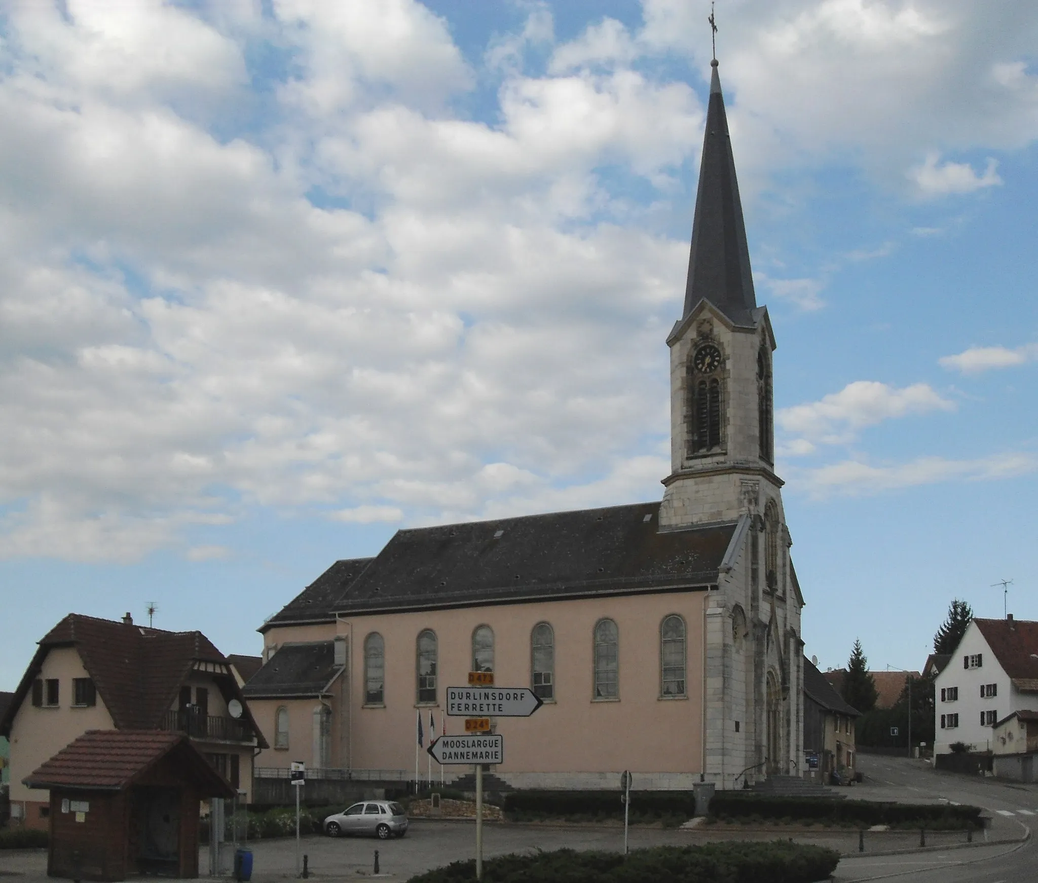 Photo showing: L'église Saint-Jean-Gualbert à Liebsdorf