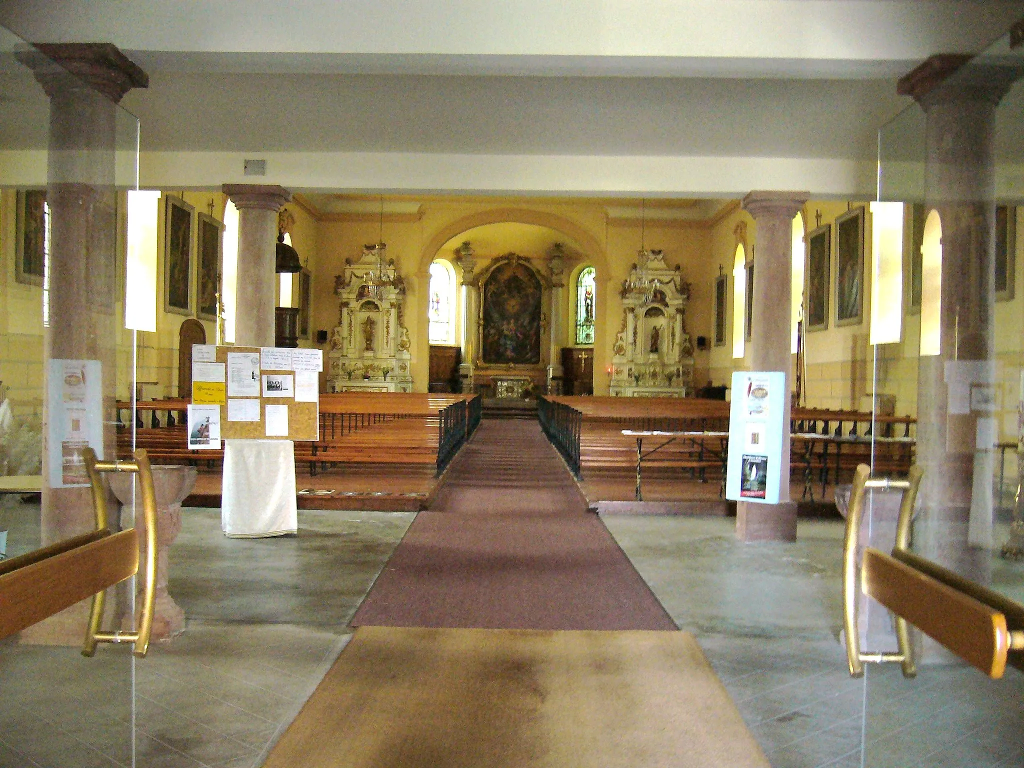 Photo showing: L'intérieur de l'église de Notre Dame de l'Assomption