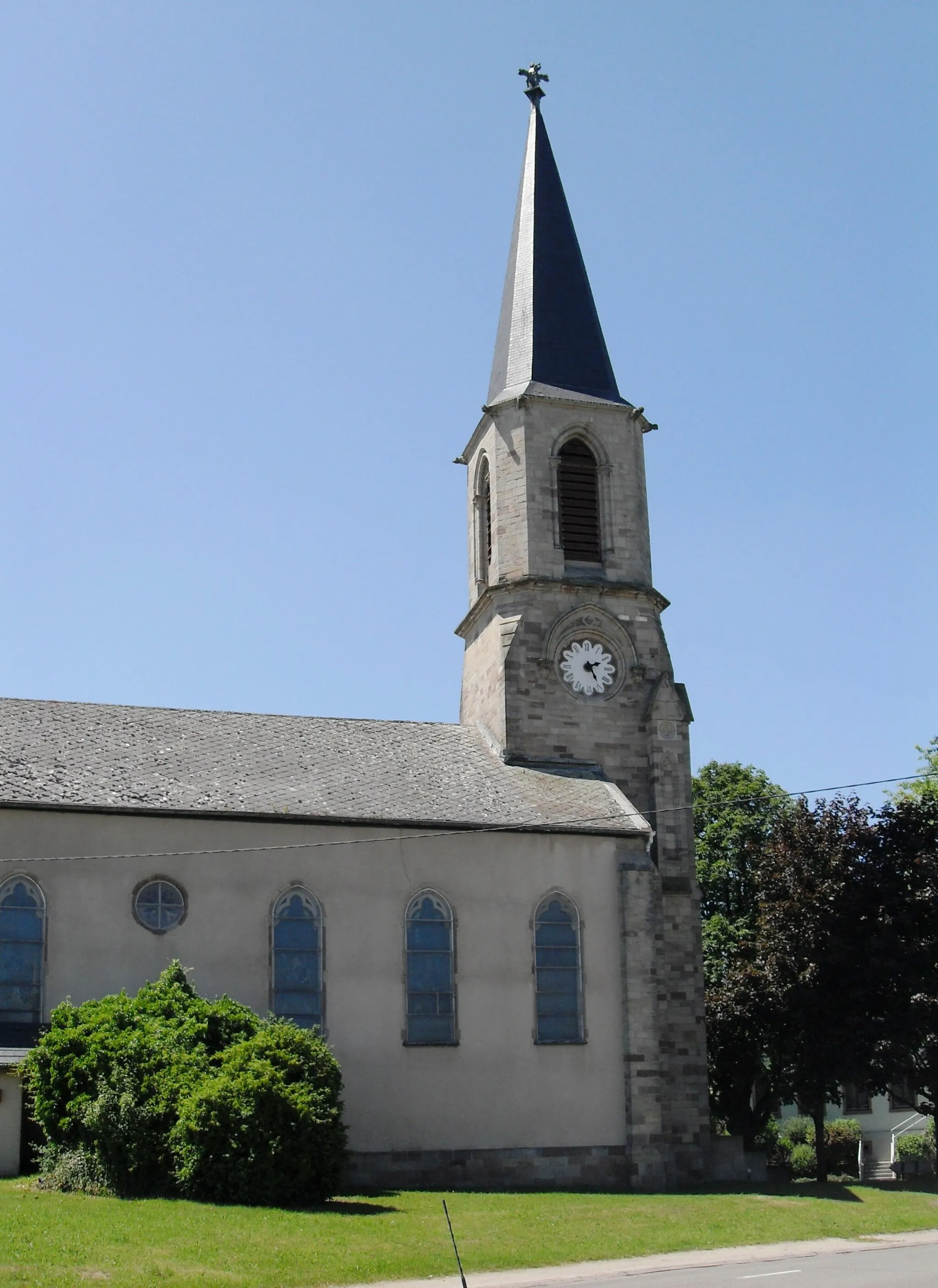 Photo showing: L'église Saint-Léger à Manspach
