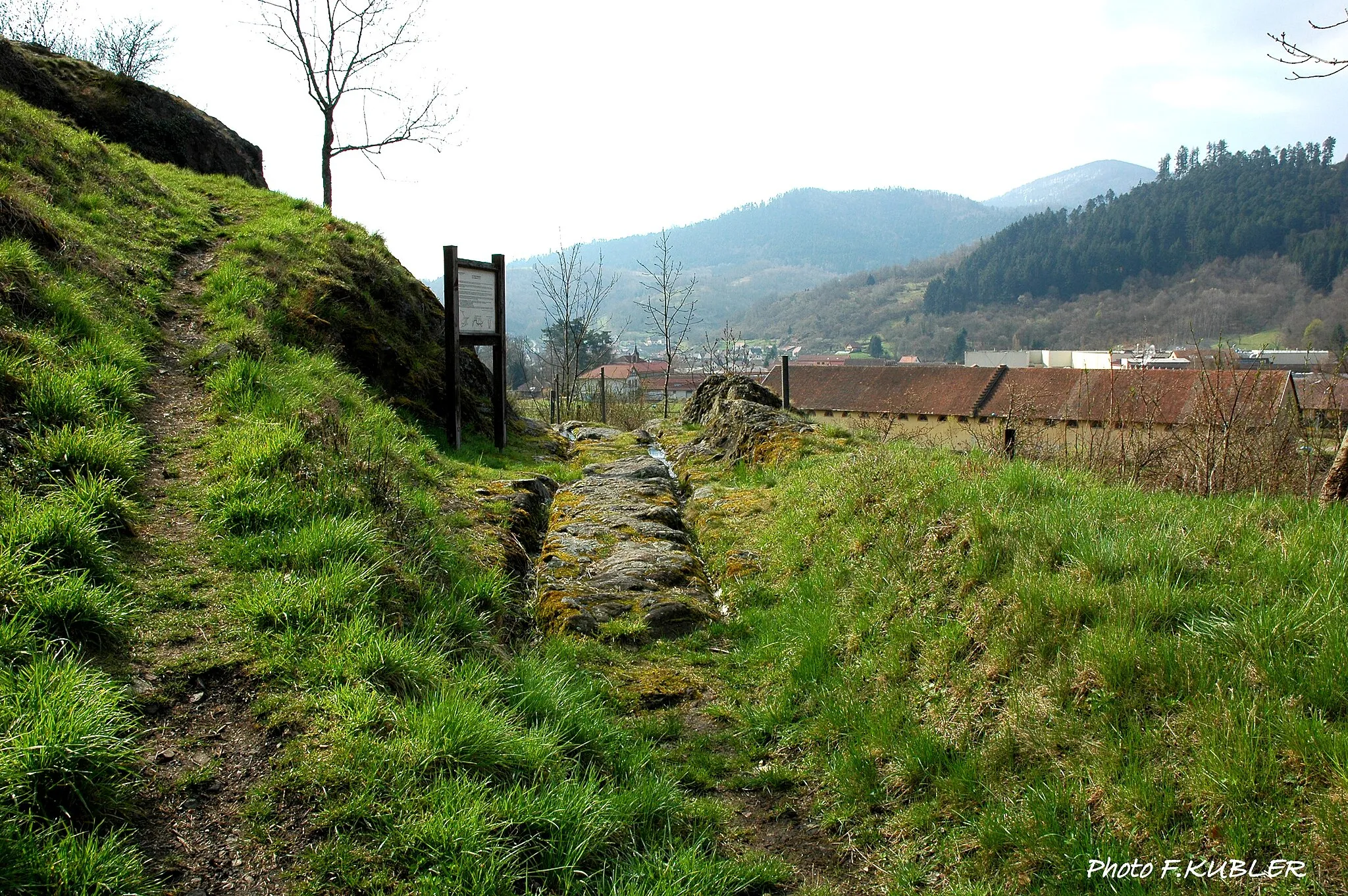 Photo showing: Voie Romaine. Photo François KUBLER 19 06 2006