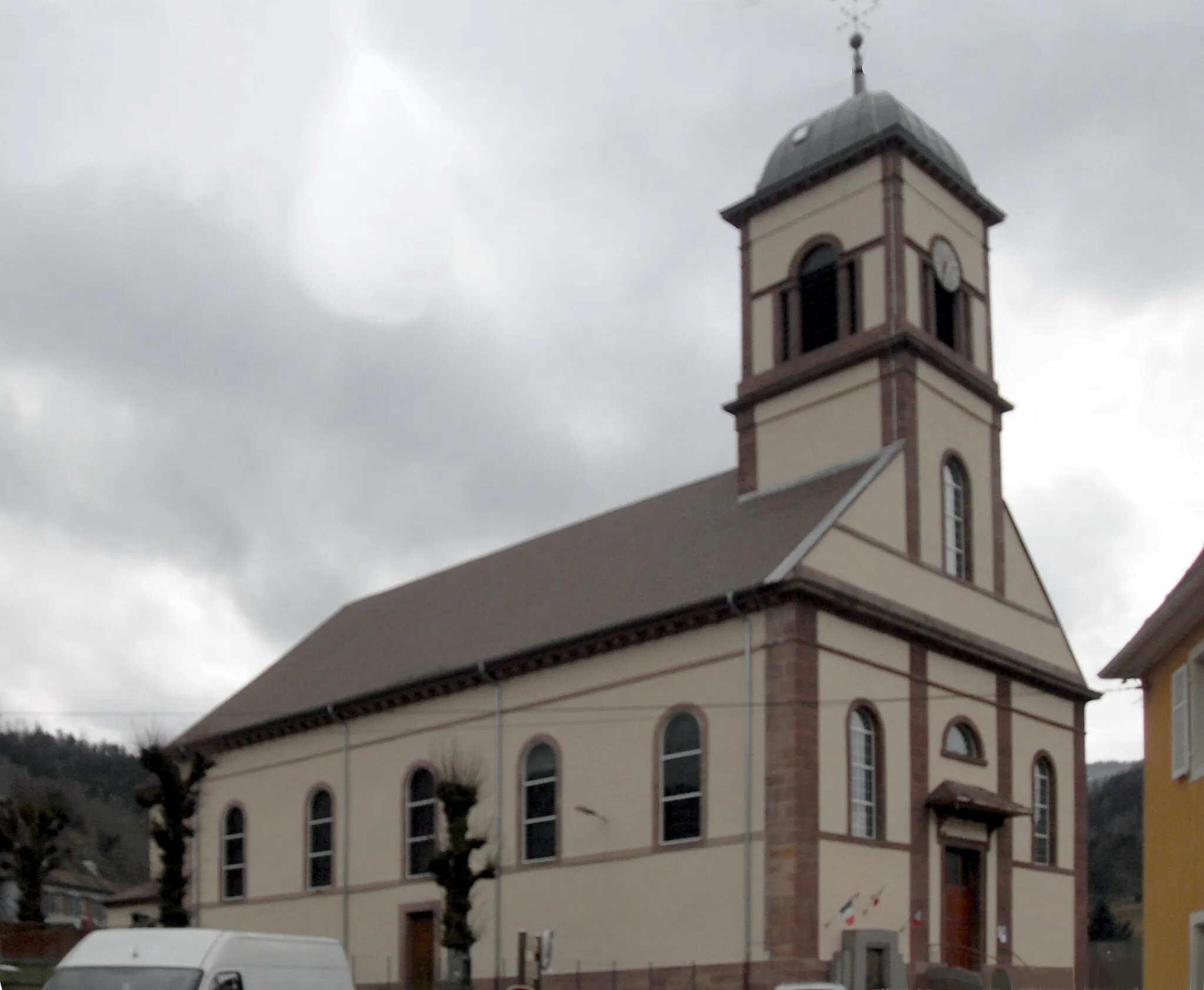 Photo showing: L'église Saint-Jean-Baptiste à Mollau, côté nord-est