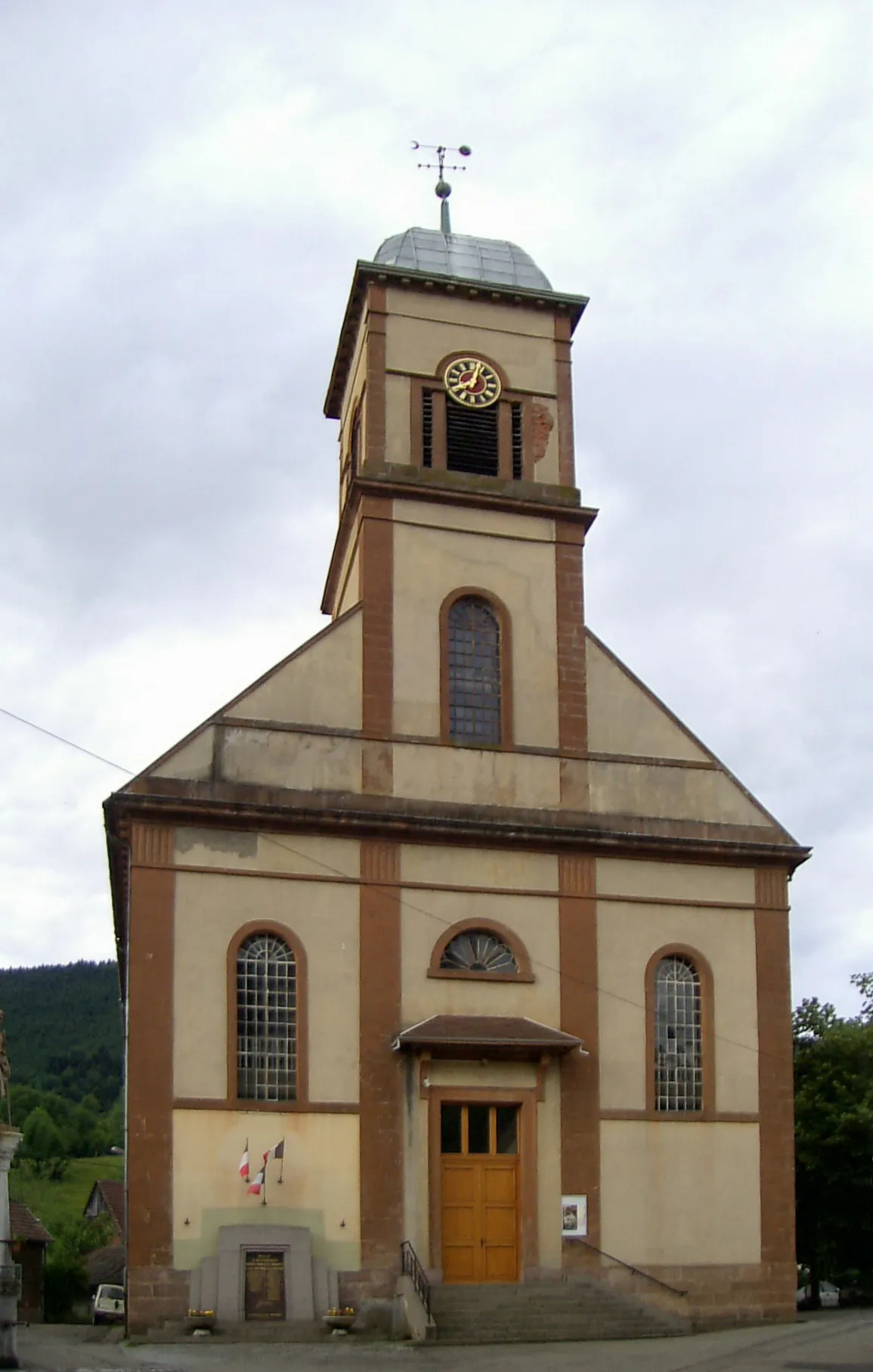 Photo showing: L'église Saint-Jean-Baptiste Mollau, côté nord-ouest