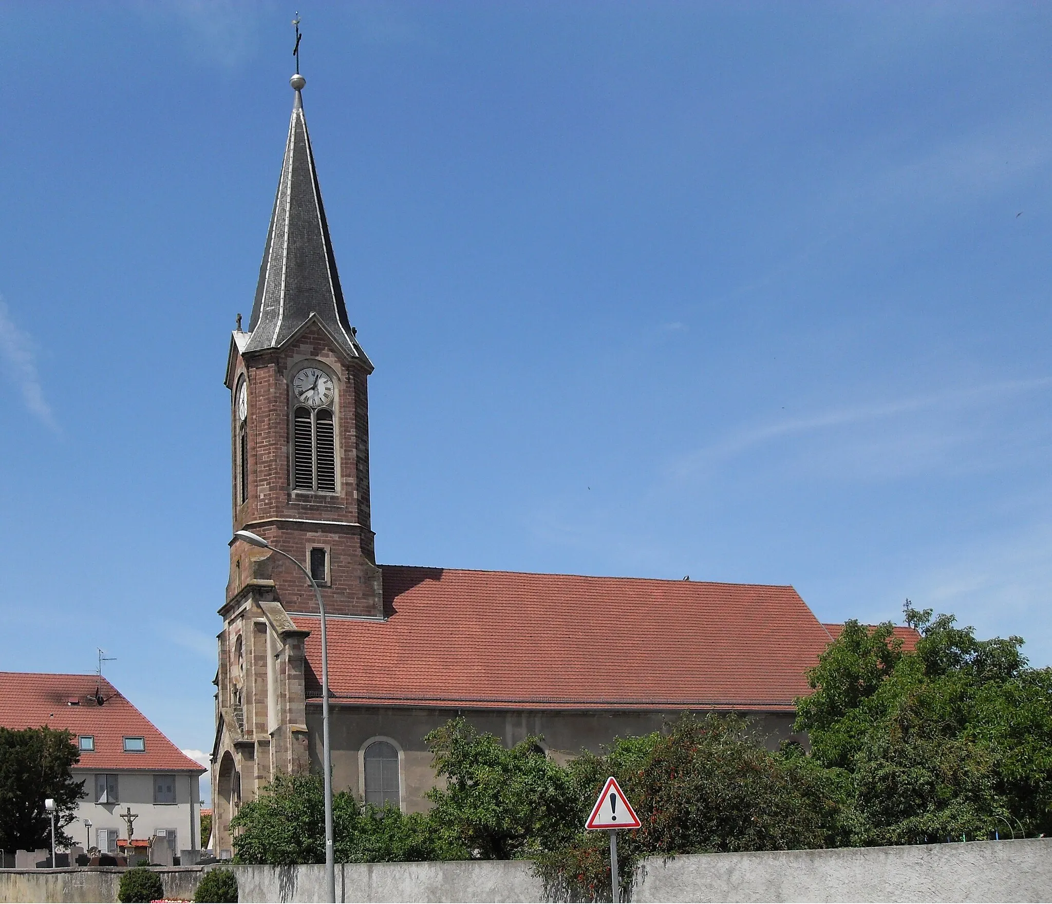Photo showing: L'église Saint-Gall d'Obersaasheim