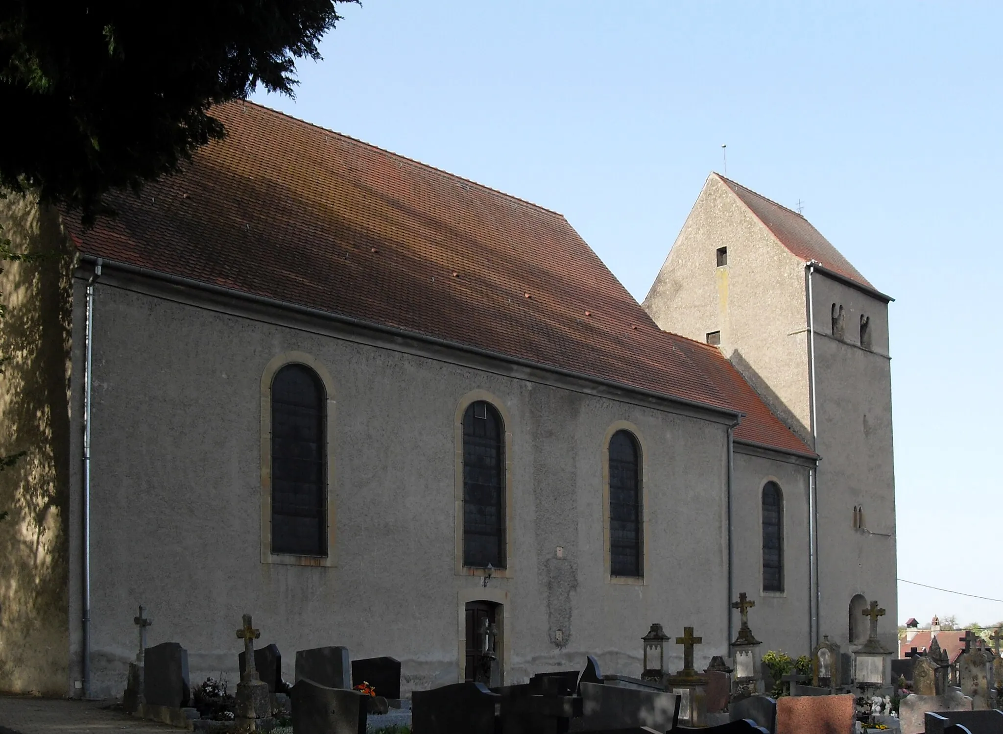 Photo showing: L'église Saint-Sébastien d'Obermorschwiller
