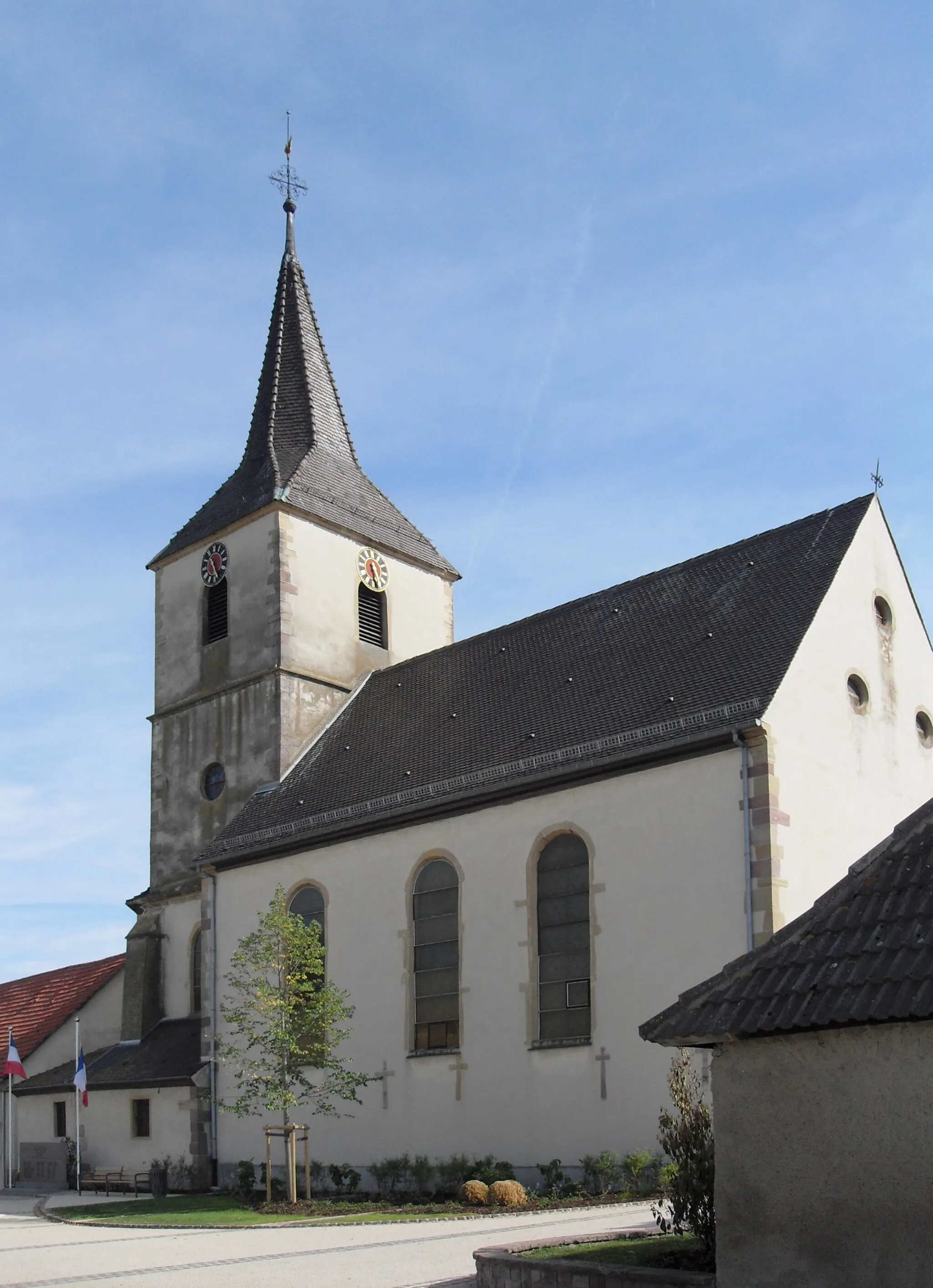 Photo showing: L'église Saint-Nicolas d'Oberentzen