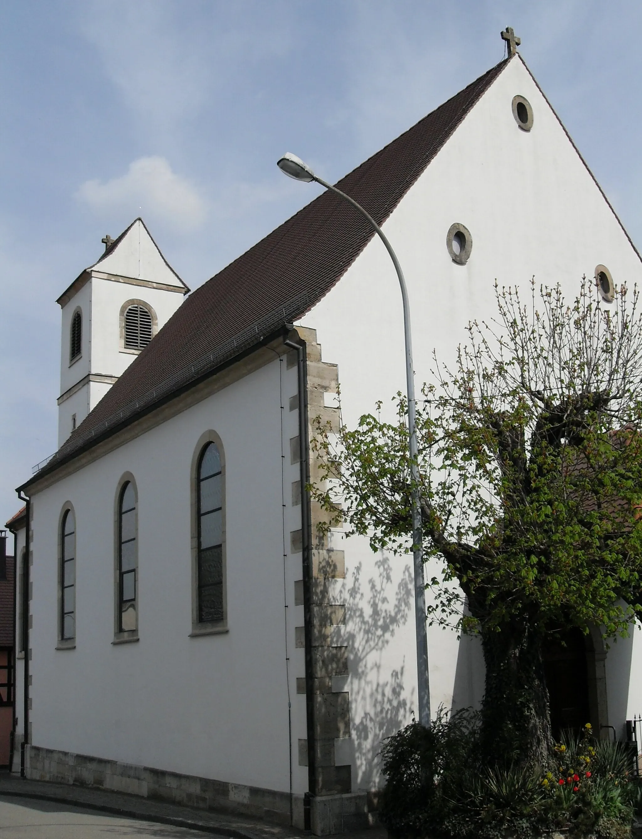 Photo showing: L'église Saint-Etienne à Ranspach-le-Haut, côté ouest