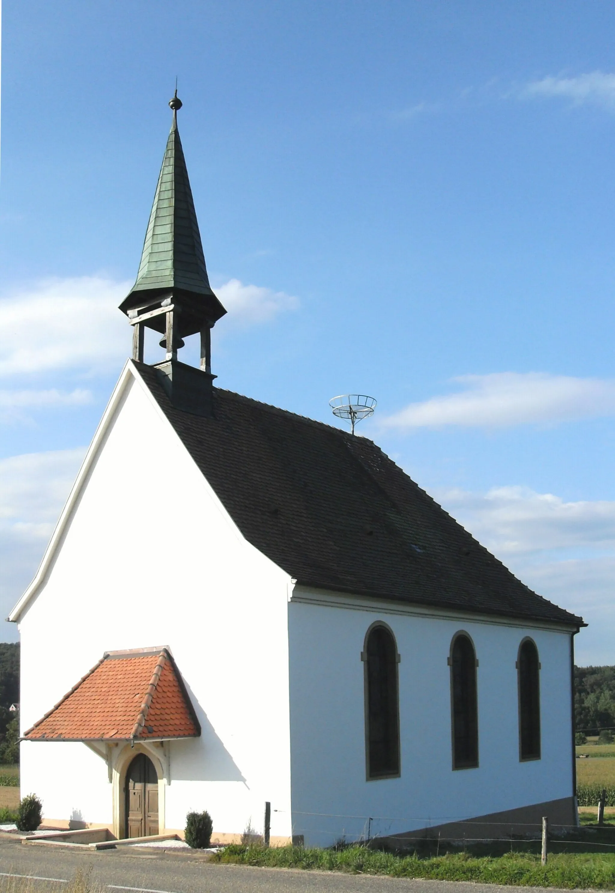 Photo showing: La chapelle de Mariabrunn à Raedersdorf, côté sud