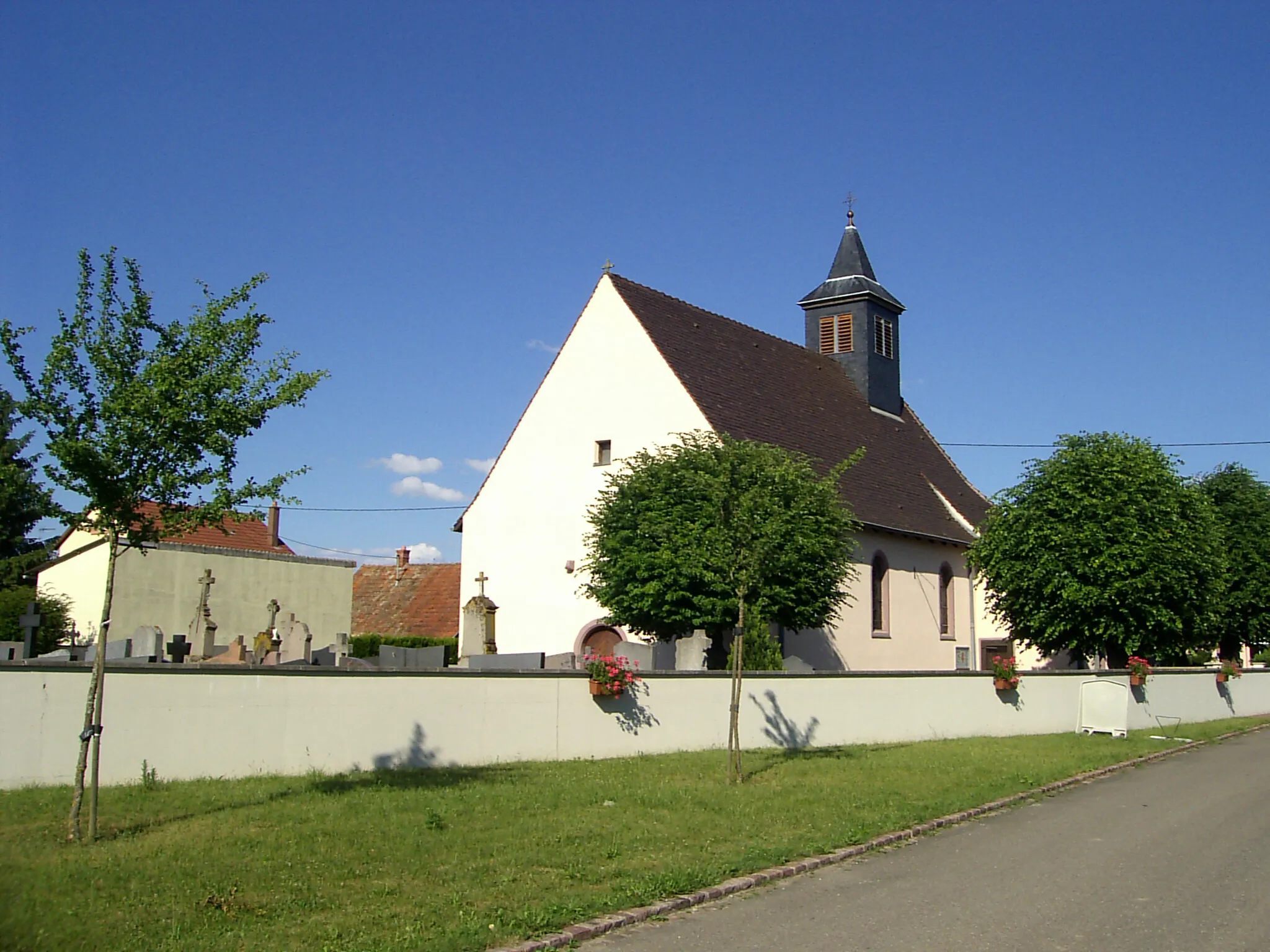 Photo showing: L'église Saint-Wendelin à Roggenhouse