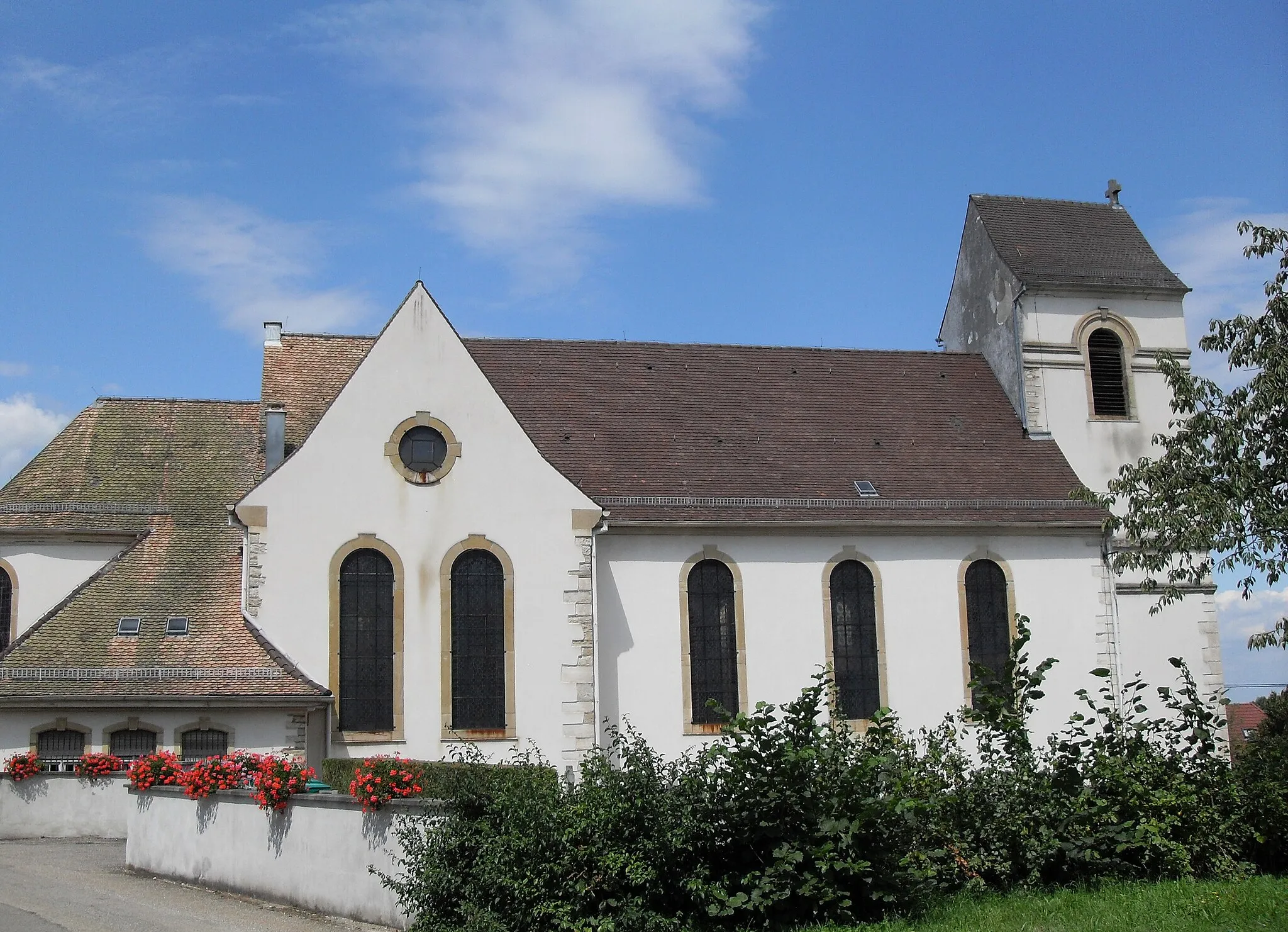 Photo showing: L'église Saint-Michel à fr:Riespach, côté sud