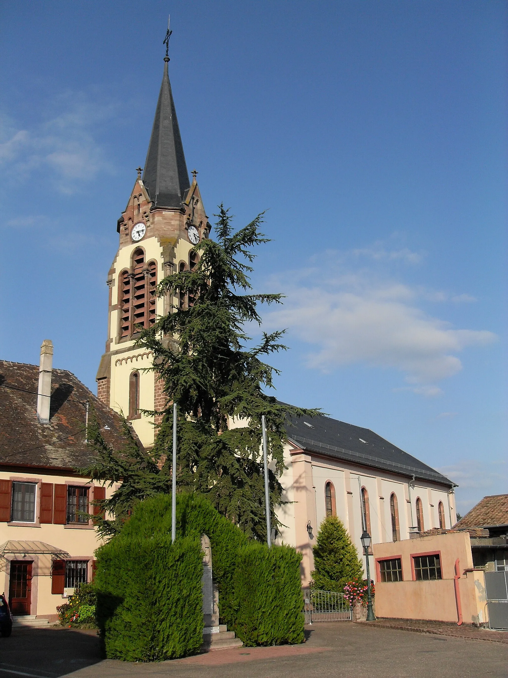 Photo showing: L'église Sainte-Marguerite à Riedwihr