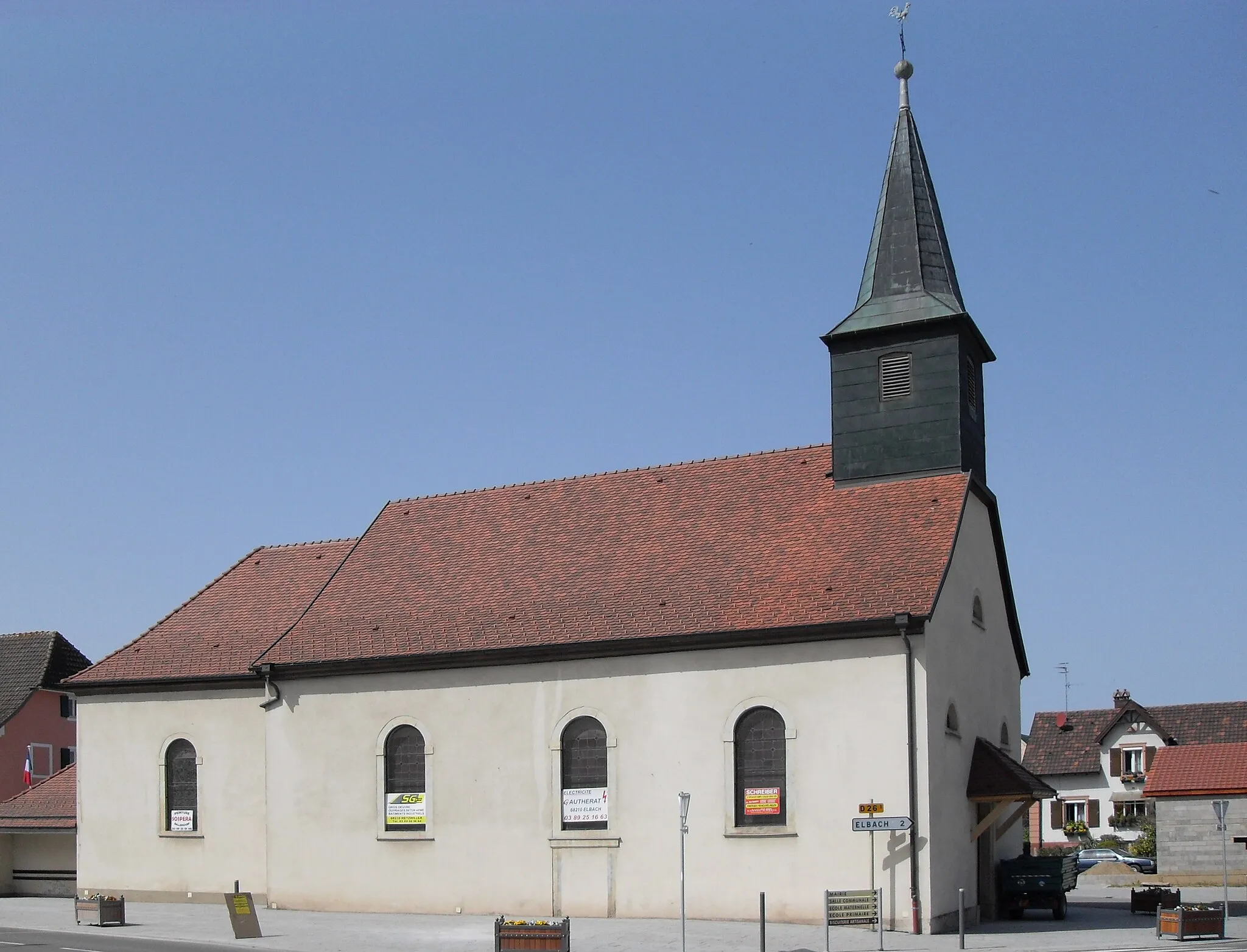 Photo showing: L'église Saint-Antoine à Retzwiller, côté sud-est