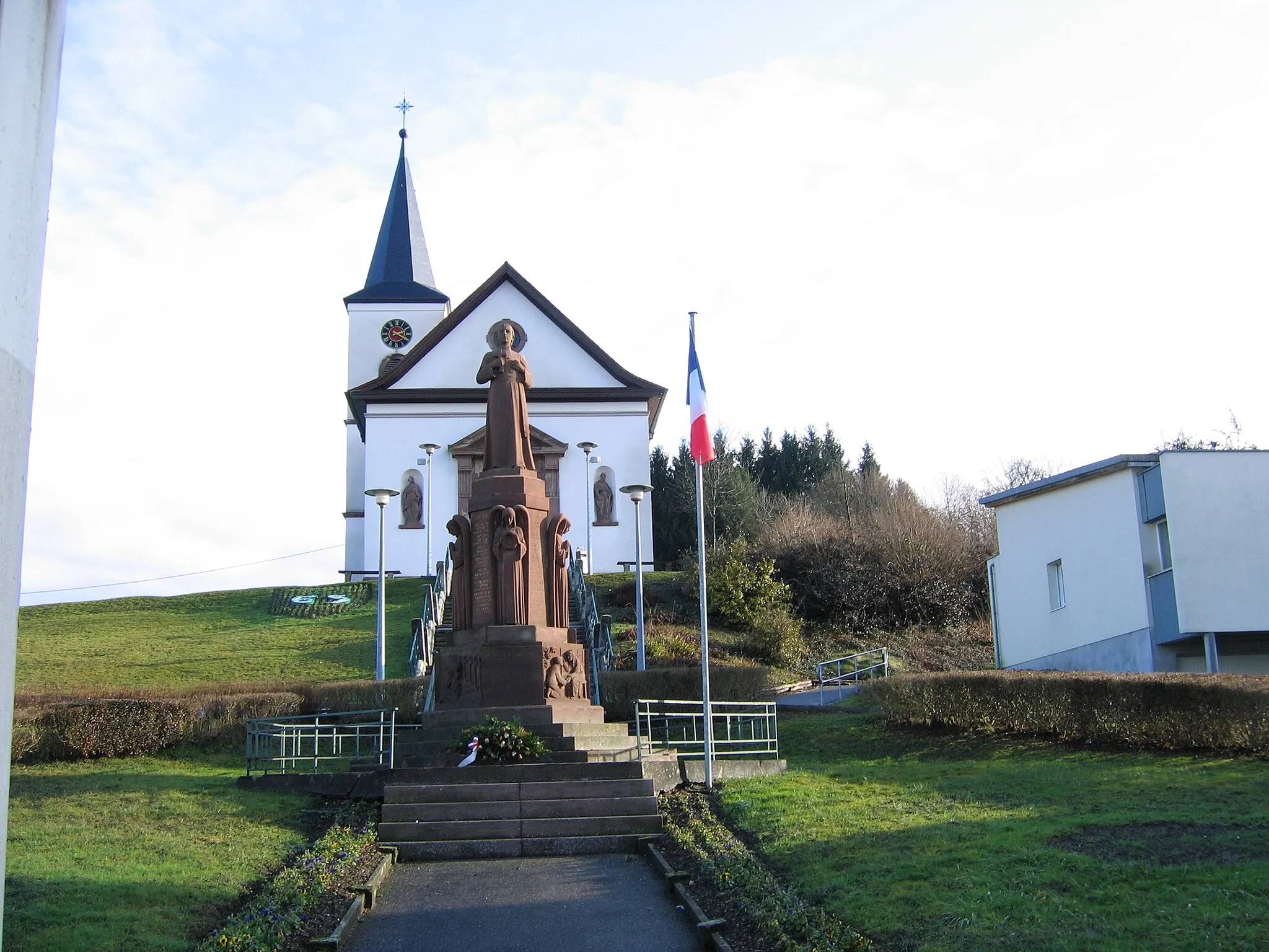 Photo showing: Seppois le Bas (France - Haut Rhin)  - St Maurice Church