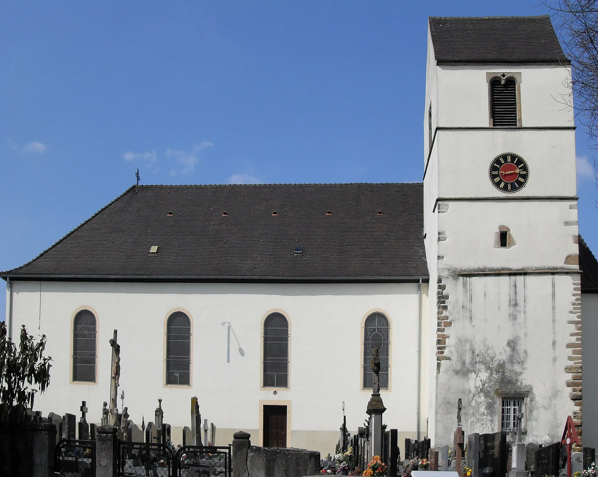 Photo showing: L'èglise Saint-Léger à Schlierbach