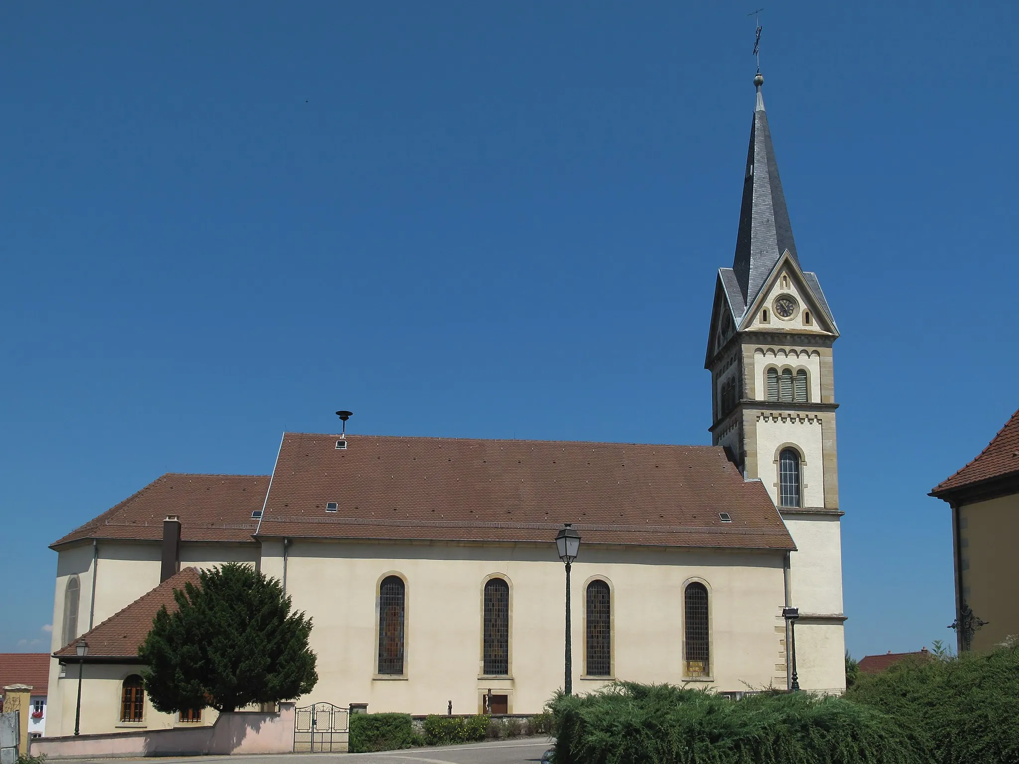 Photo showing: Tagsdorf, church: l'église Saint-Blaise