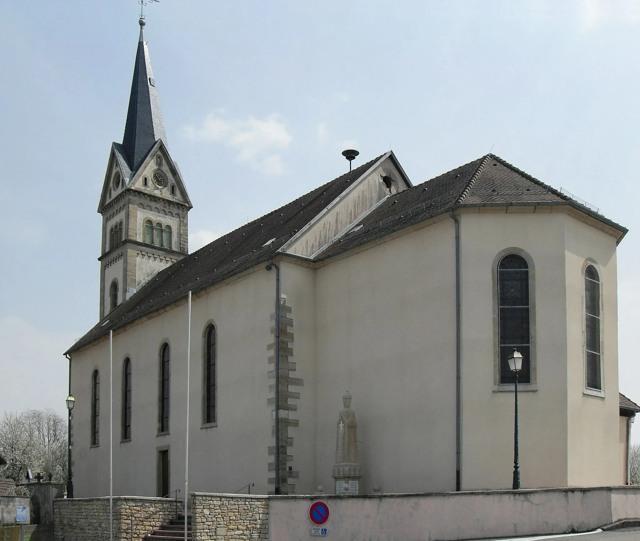 Photo showing: L'église Saint-Blaise à Tagsdorf, côté nord-ouest