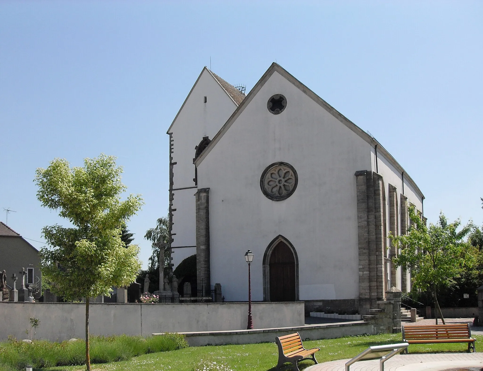 Photo showing: L'église Saint-Martin à Spechbach-le-Haut, côté ouest