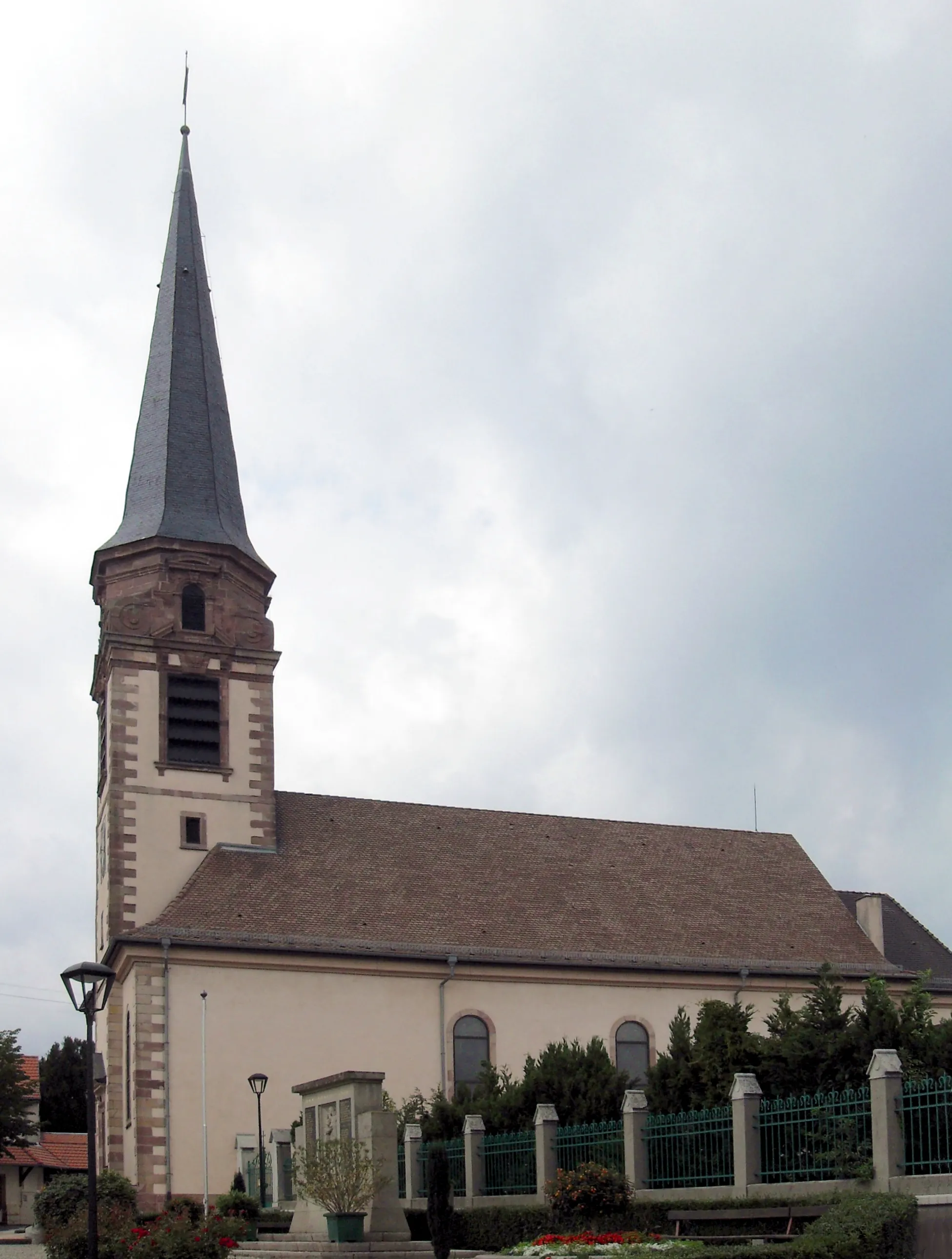 Photo showing: L'église Saint-Gilles à Wuenheim