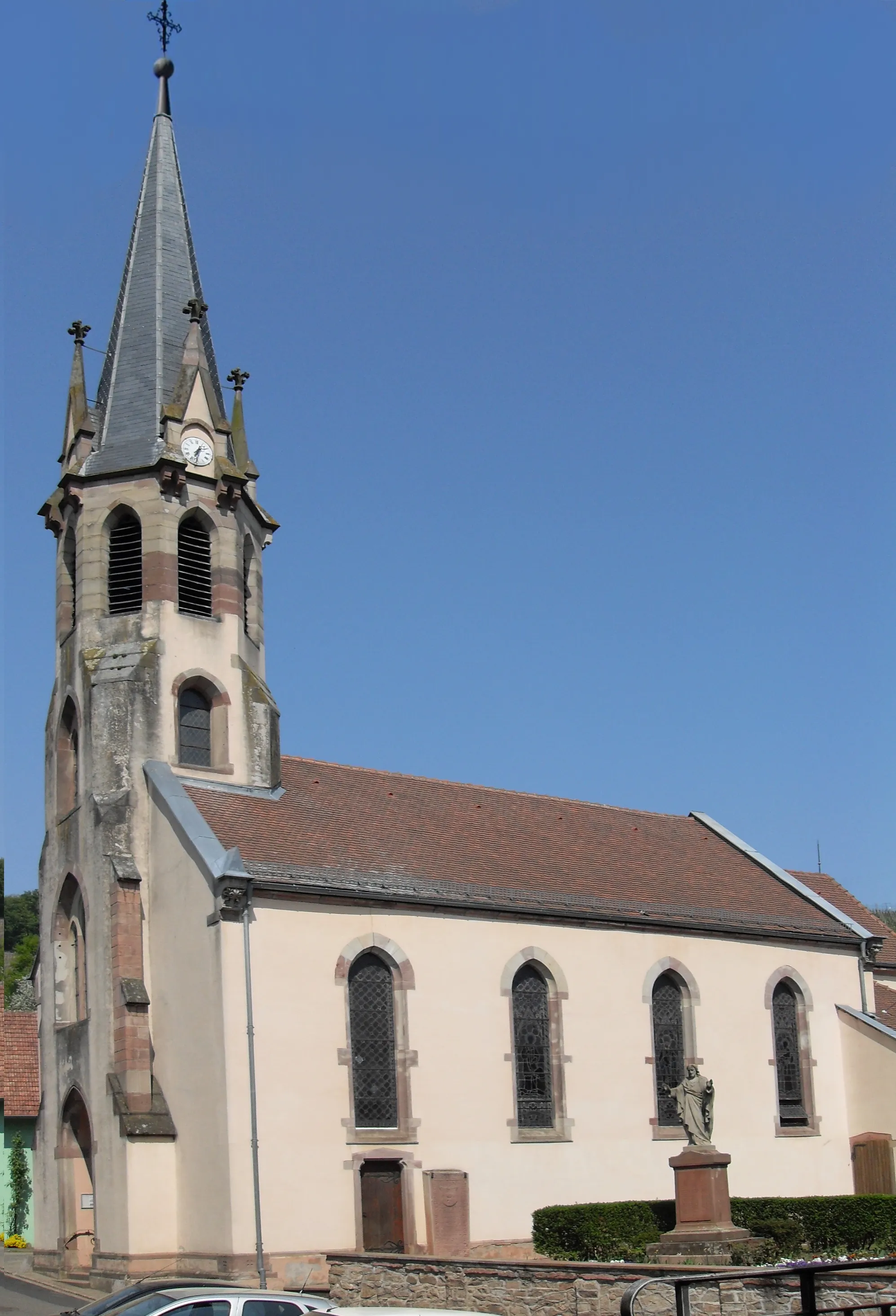 Photo showing: L'église Saint-Georges-du-Sacré-Cœur à Zimmerbach