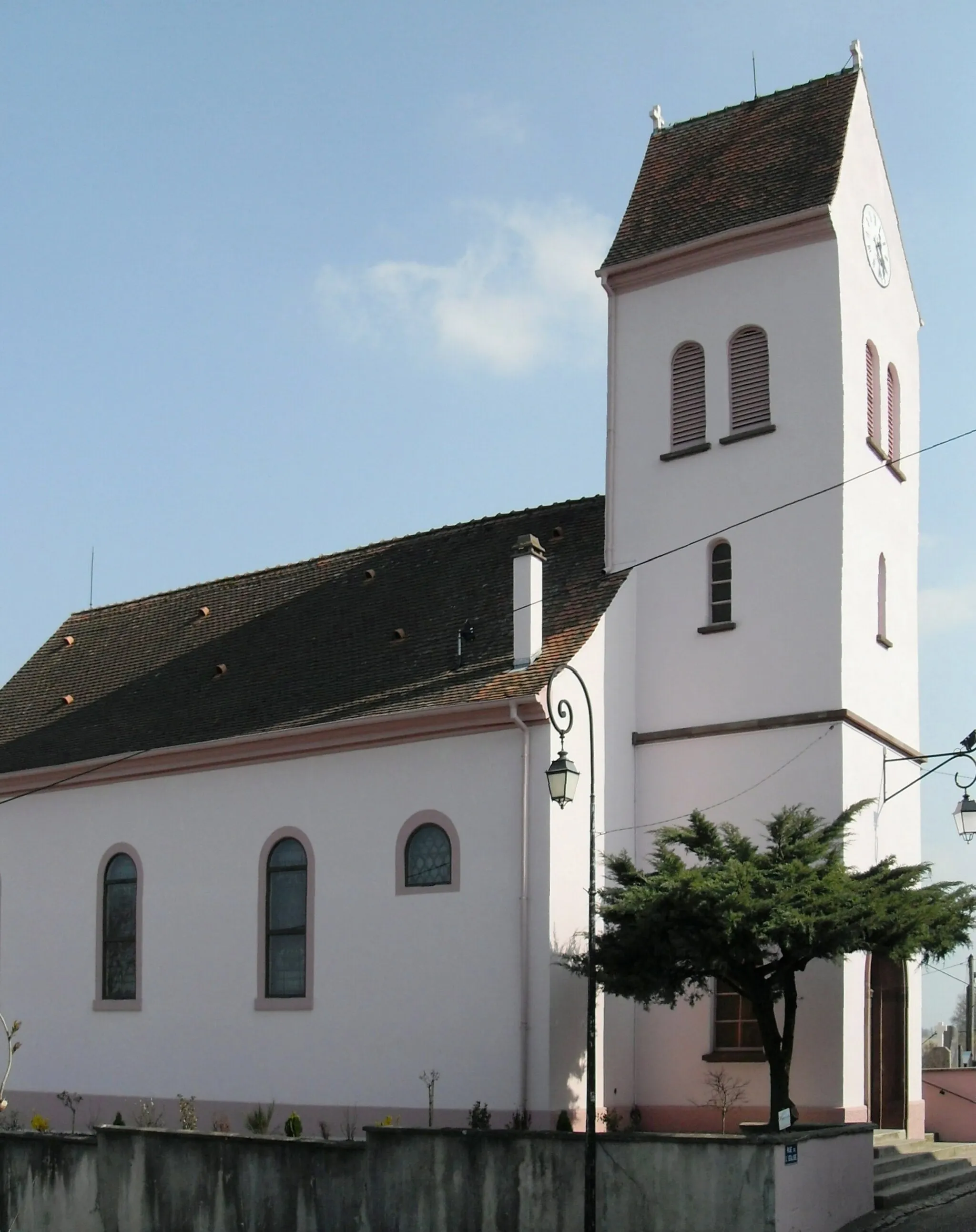 Photo showing: L'église Saints-Pierre-et-Paul à Waltenheim, côté nord-ouest