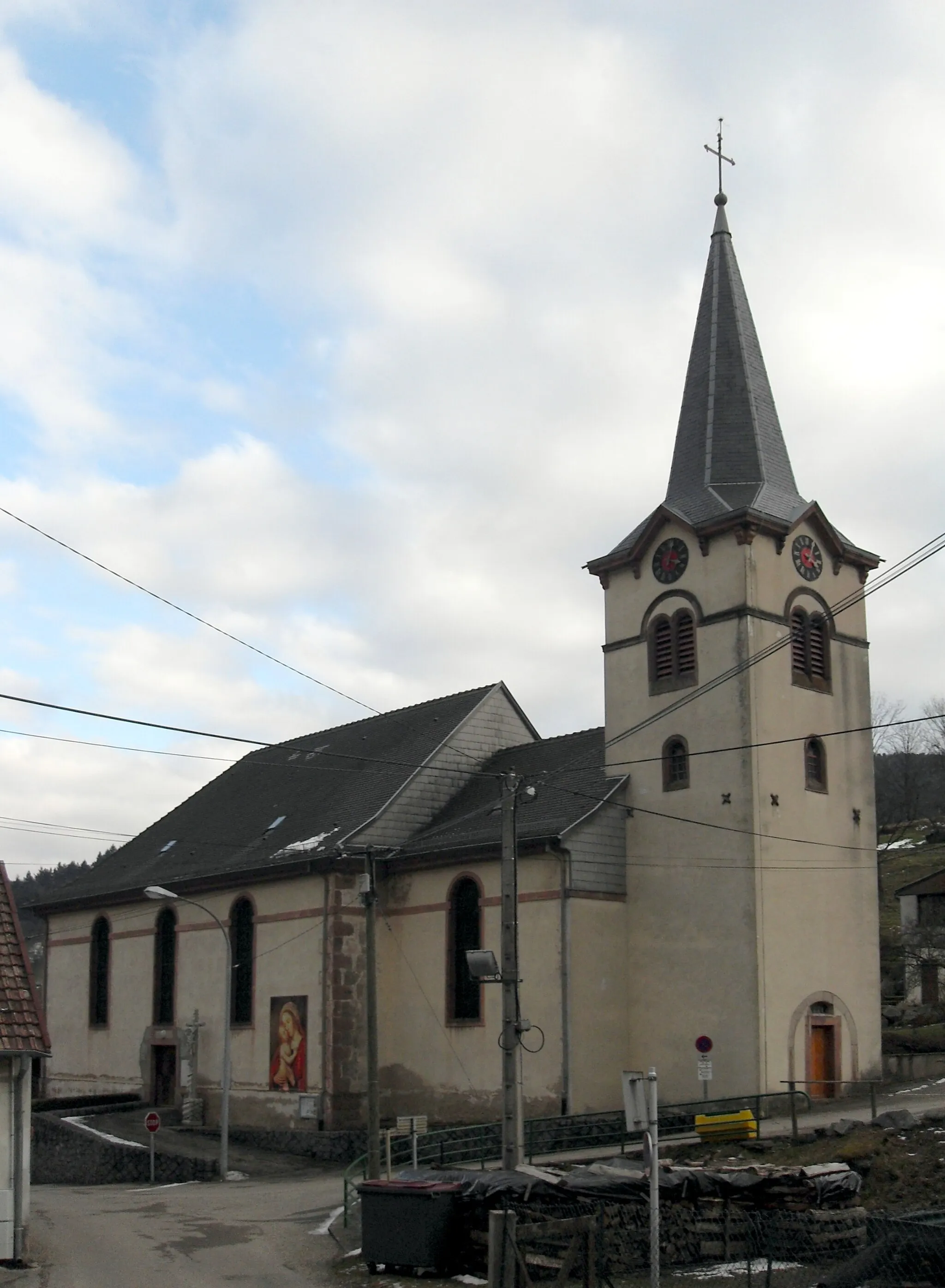 Photo showing: L'église Saint-Michel de Wasserbourg
