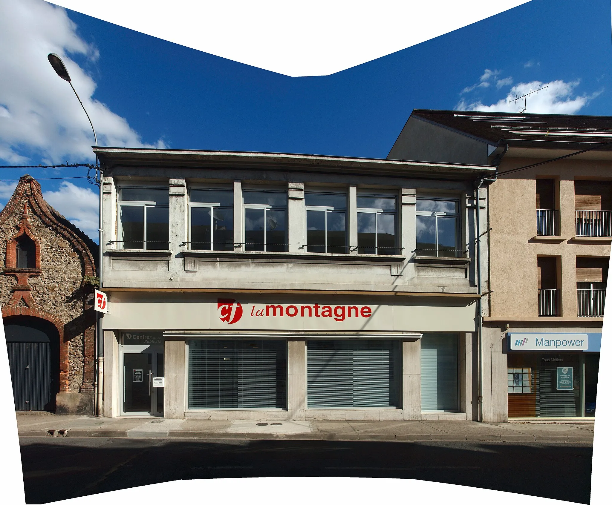 Photo showing: Bâtisse à Montluçon (Allier, France) ; locaux du journal "La Montagne", boulevard Carnot