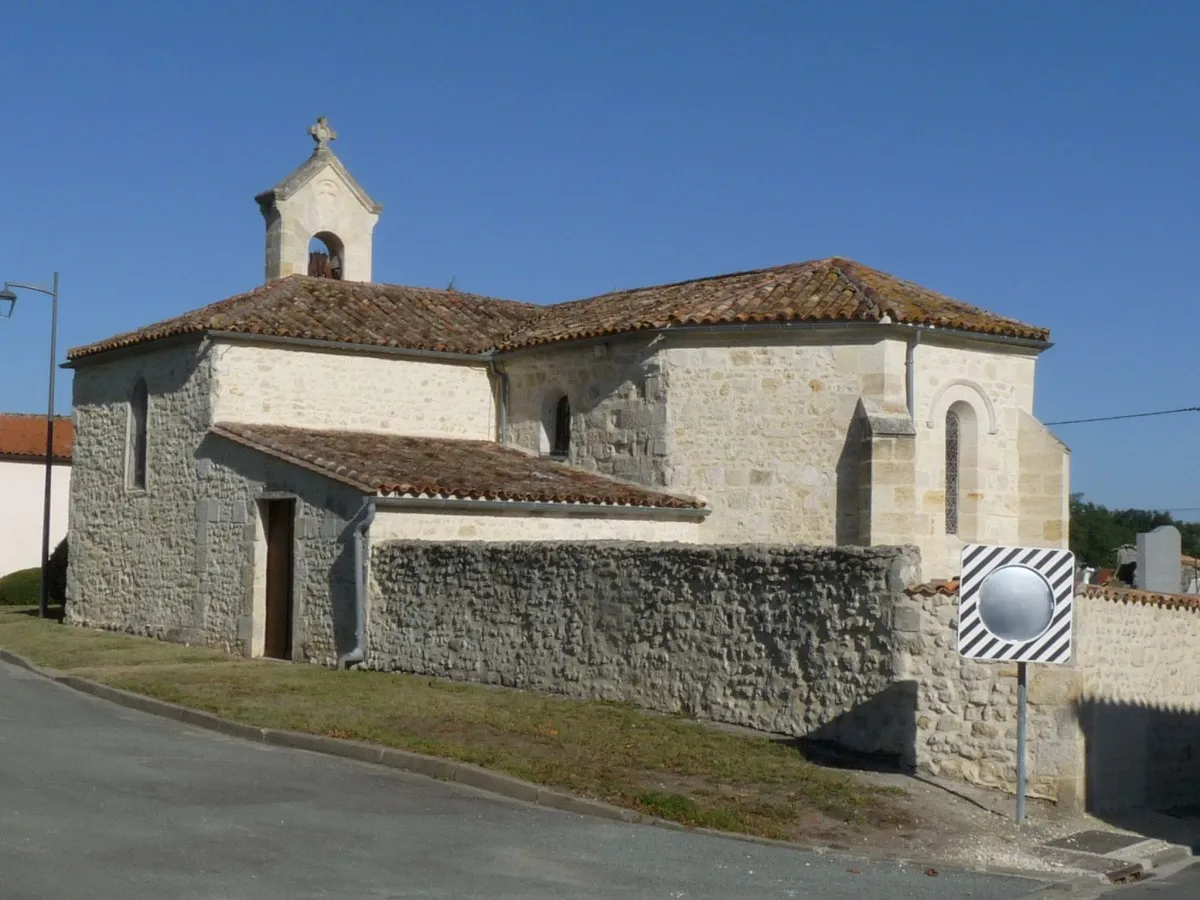 Photo showing: église de Prignac, Gironde, France