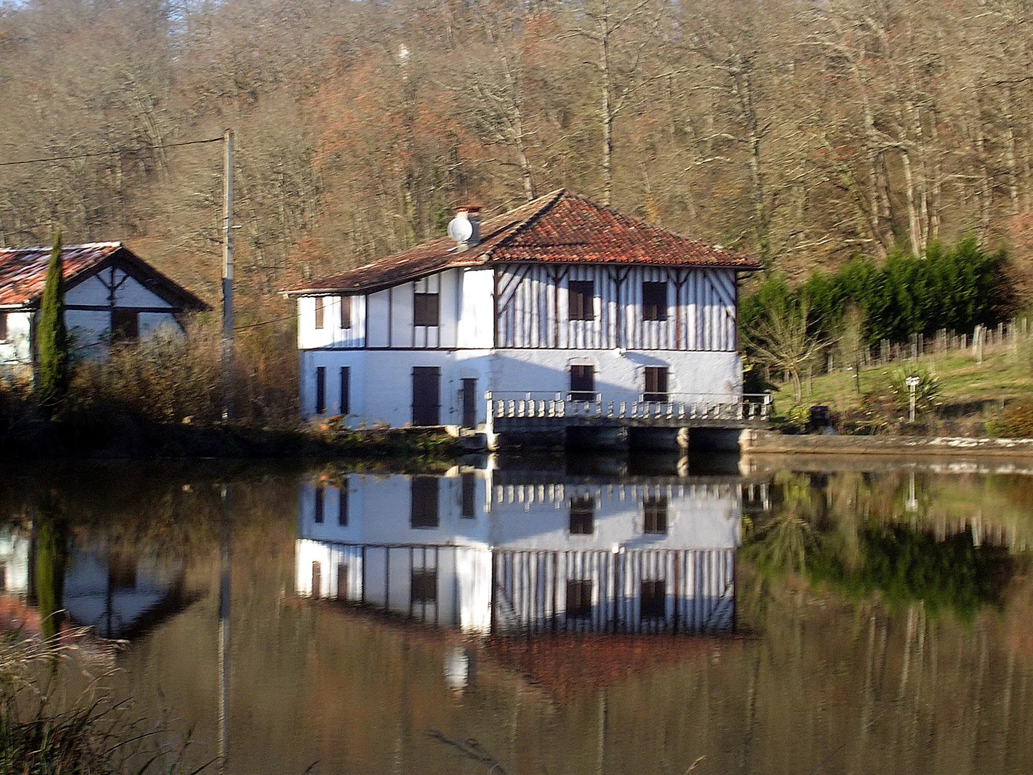 Photo showing: Moulin à eau de Duhort-Bachen (Landes, France)