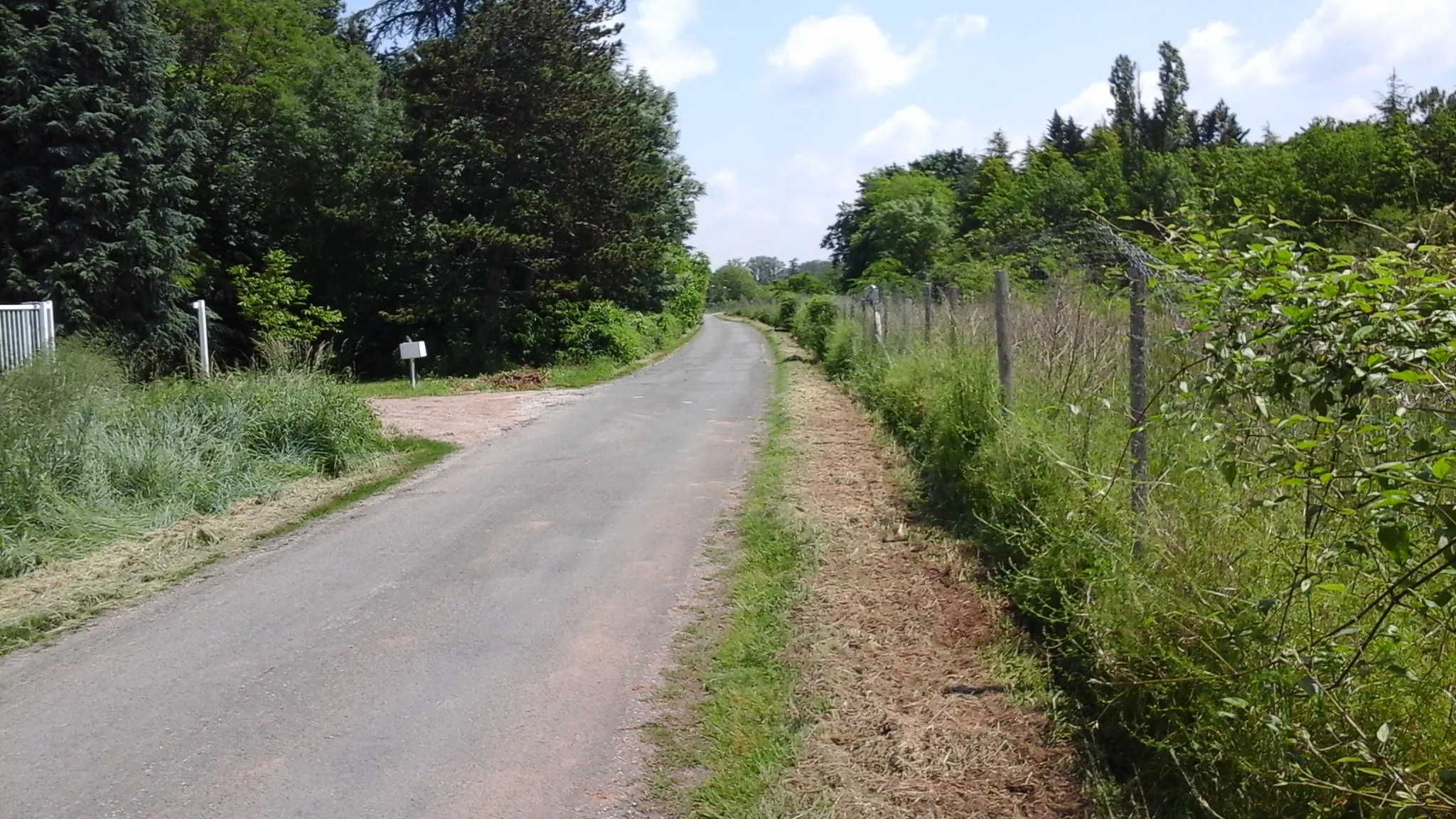 Photo showing: Cycle track across the Garonne and Langon, from Langon (La Gourmette) to St-Macaire.