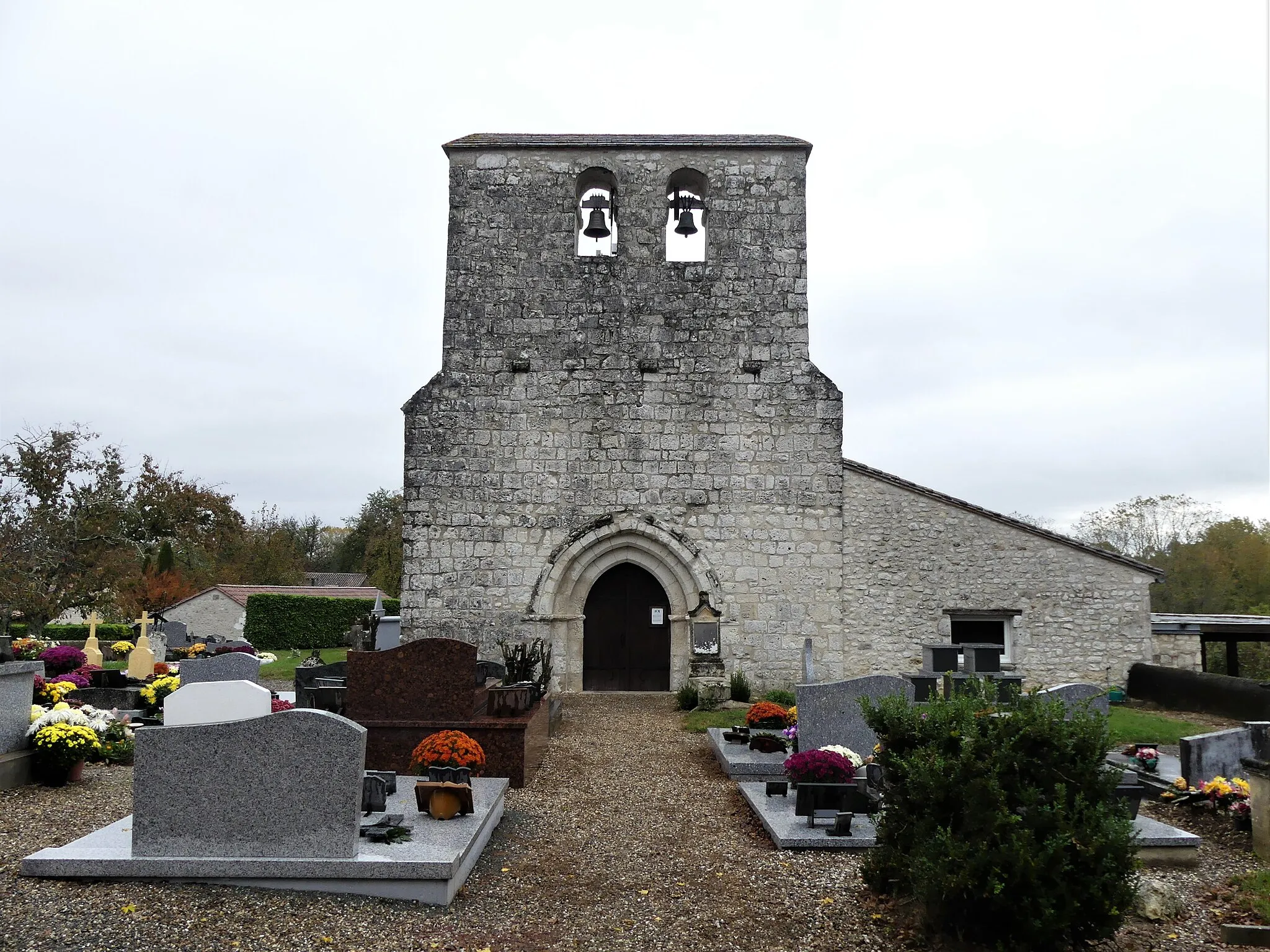 Photo showing: L'église de Sainte-Eulalie-d'Eymet, Dordogne, France.