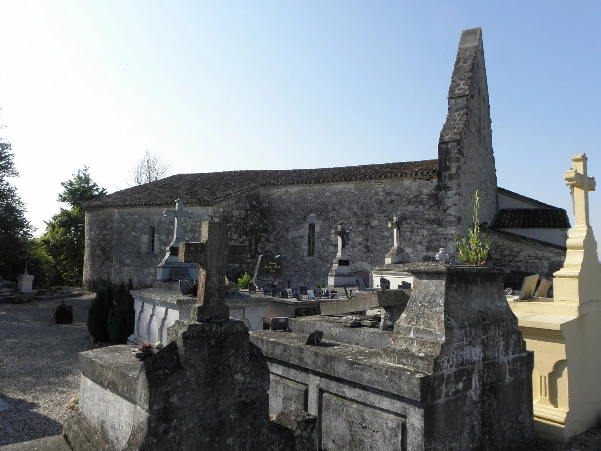 Photo showing: Église Saint-Martin de Calviac, commune de Monflanquin (47).