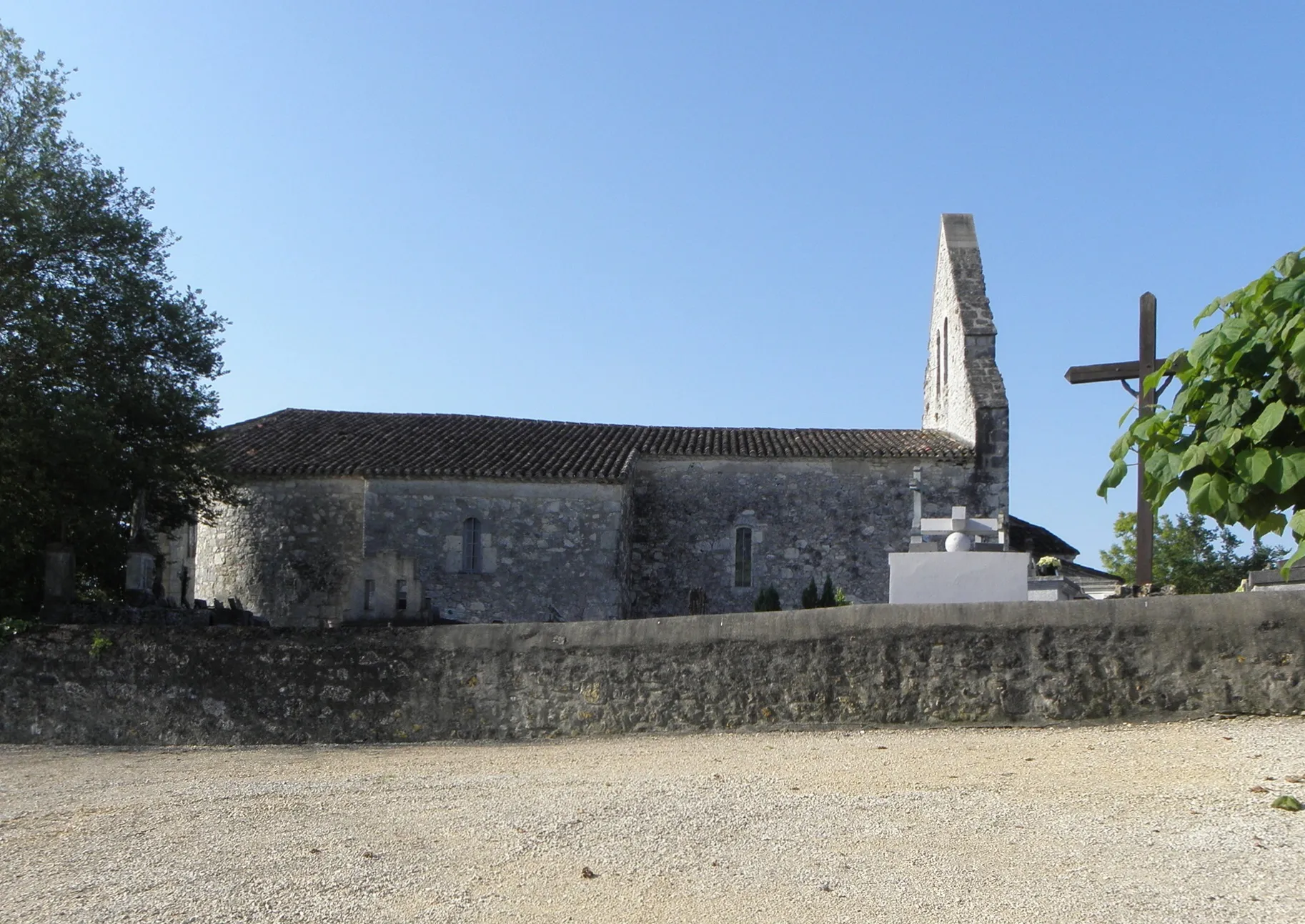 Photo showing: Église Saint-Martin de Calviac, commune de Monflanquin (47).