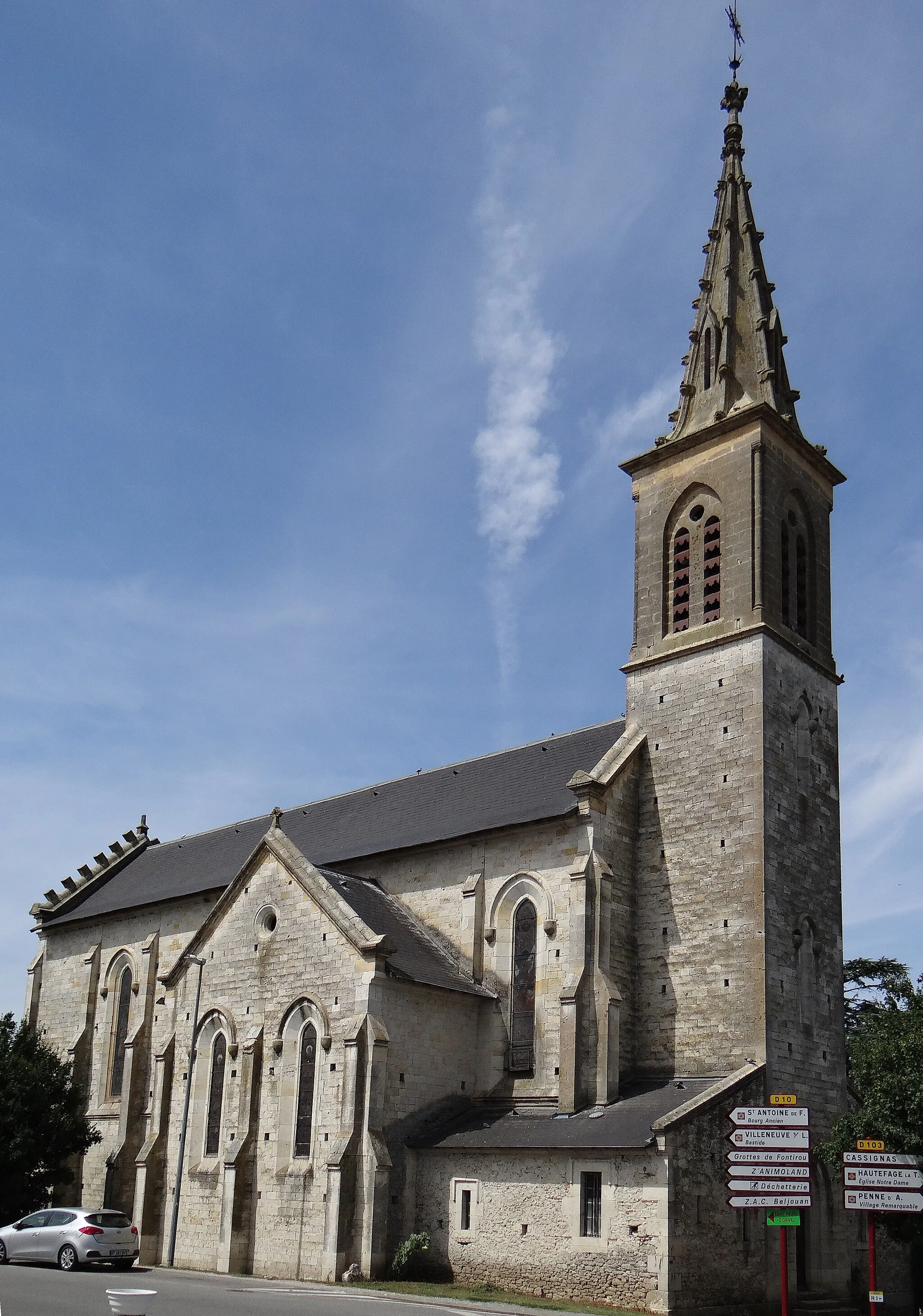 Photo showing: Laroque-Timbaut - Église Notre-Dame vue du chevet