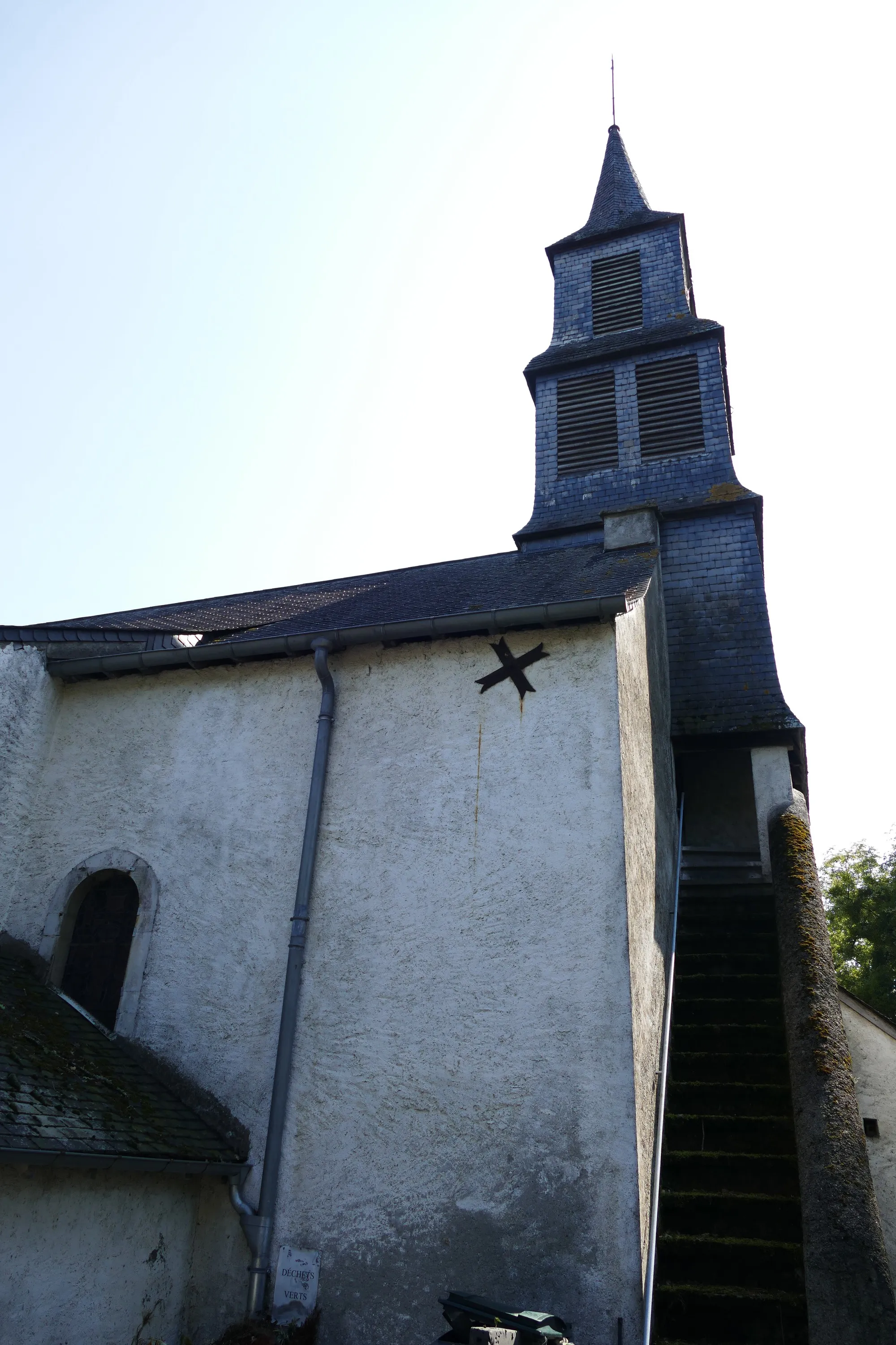 Photo showing: Saint-John-the-Baptist's church in Poey-de-Lescar (Pyrénées-Atlantiques, Nouvelle-Aquitaine, France).