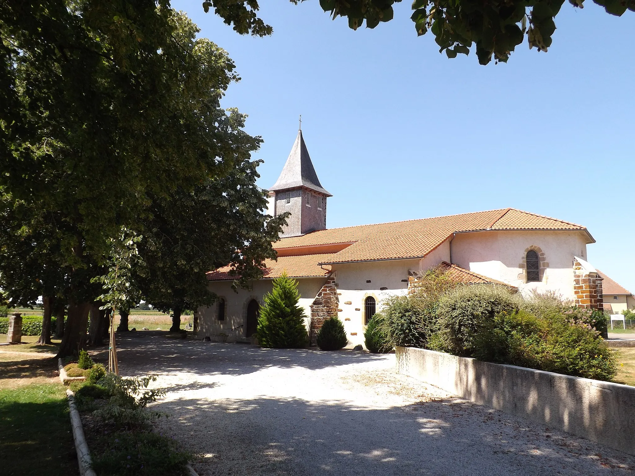 Photo showing: Glèisa de sent Andrèu de Malaussana, Bearn, Gasconha