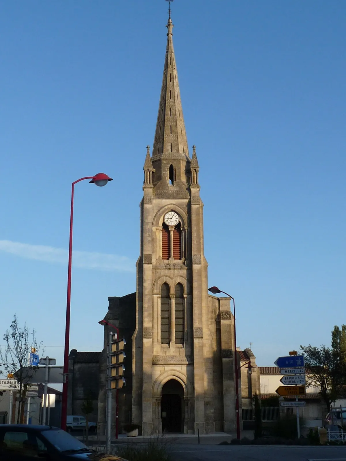 Photo showing: Eglise de Reignac, Gironde, France