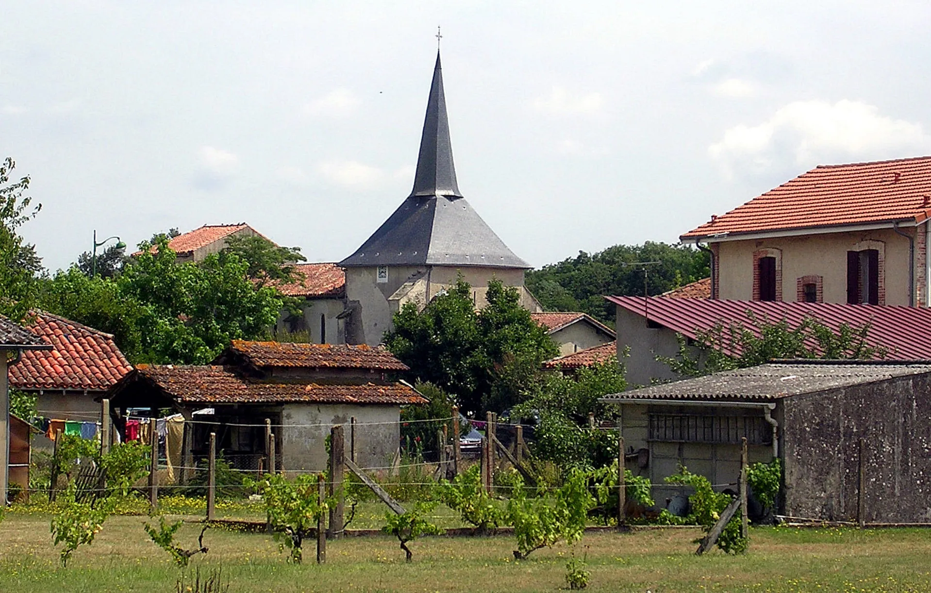 Photo showing: Saint-Paul-en-Born (Landes, France). Vue de l'église