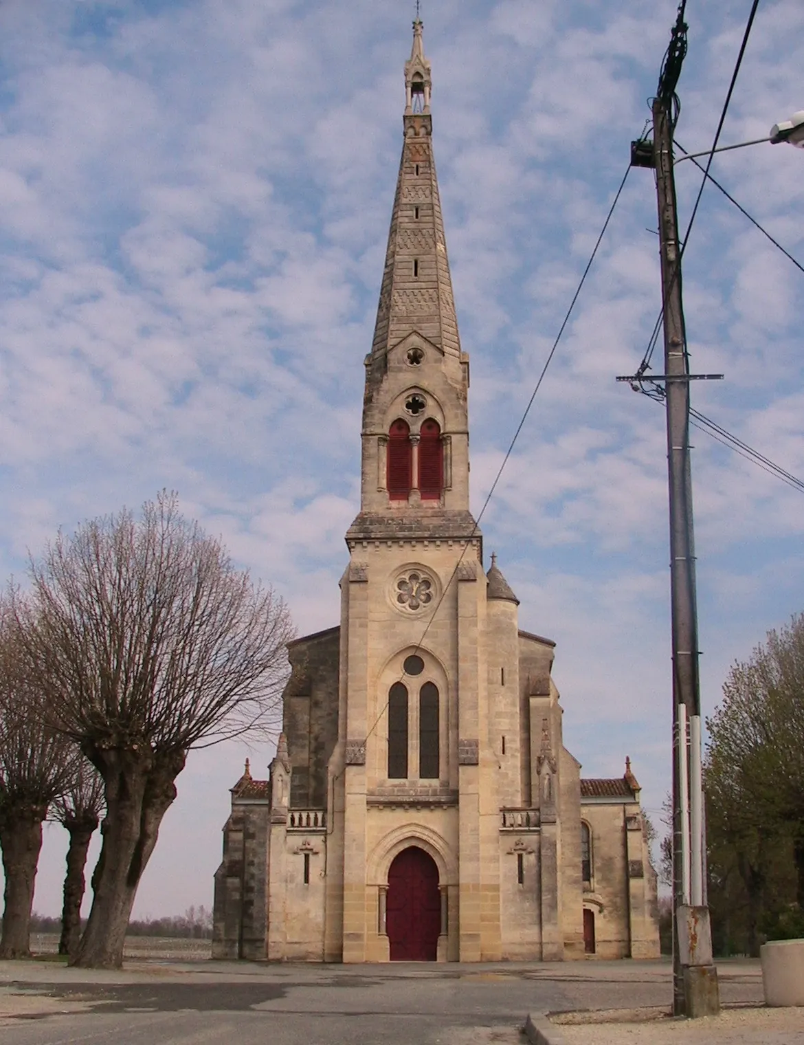 Photo showing: Church of Soussans, Médoc, 33, France.