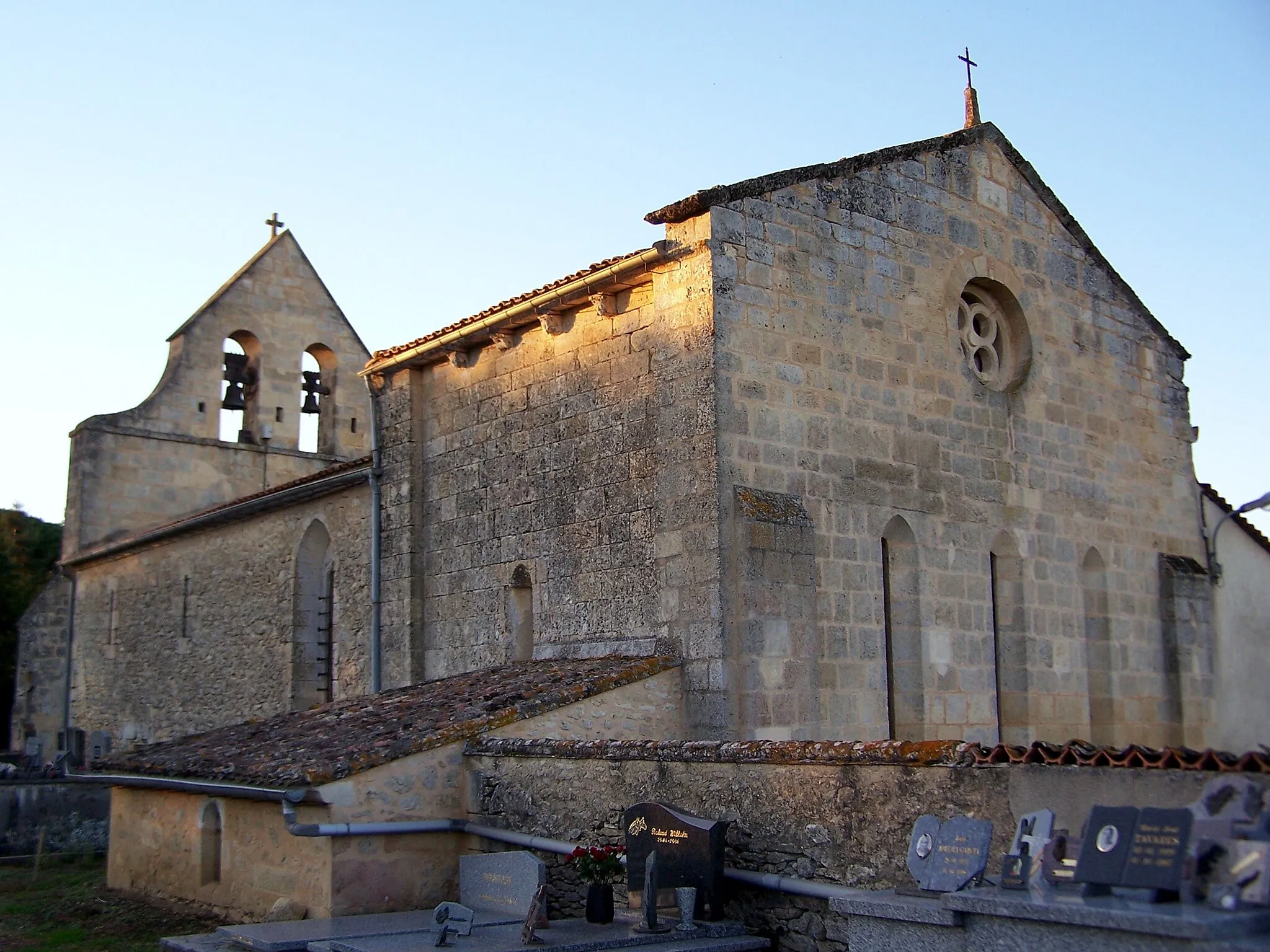 Photo showing: Saint Romain church of Cessac (Gironde, France)