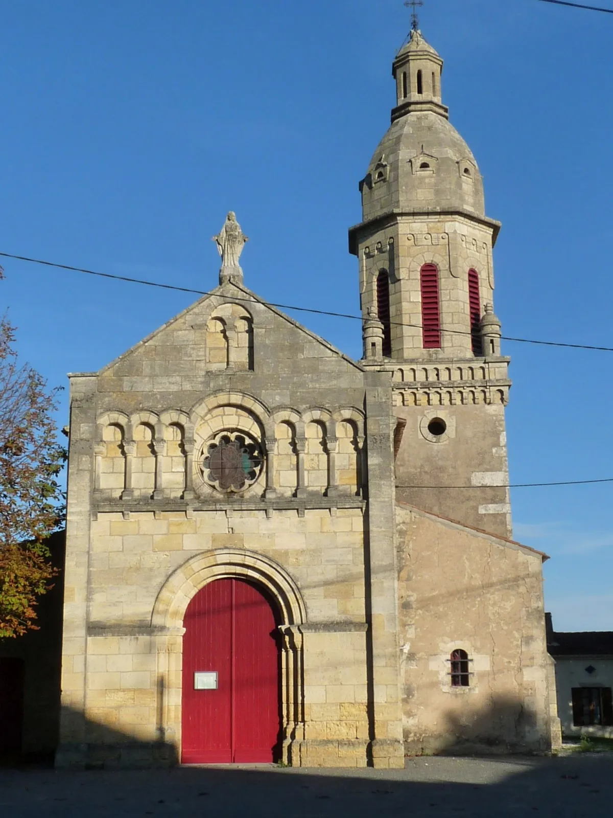 Photo showing: Eglise d'Eyrans, Gironde, France
