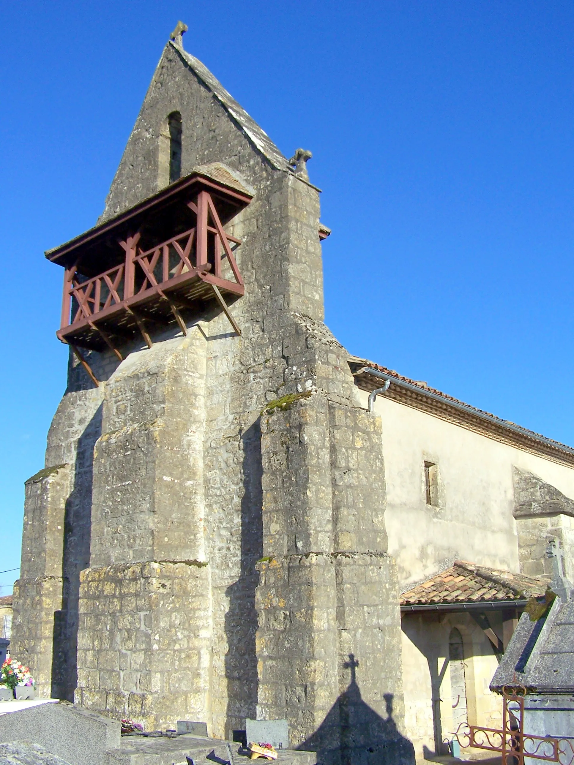 Photo showing: Church of Saint-Hilaire-de-la-Noaille (Gironde, France)