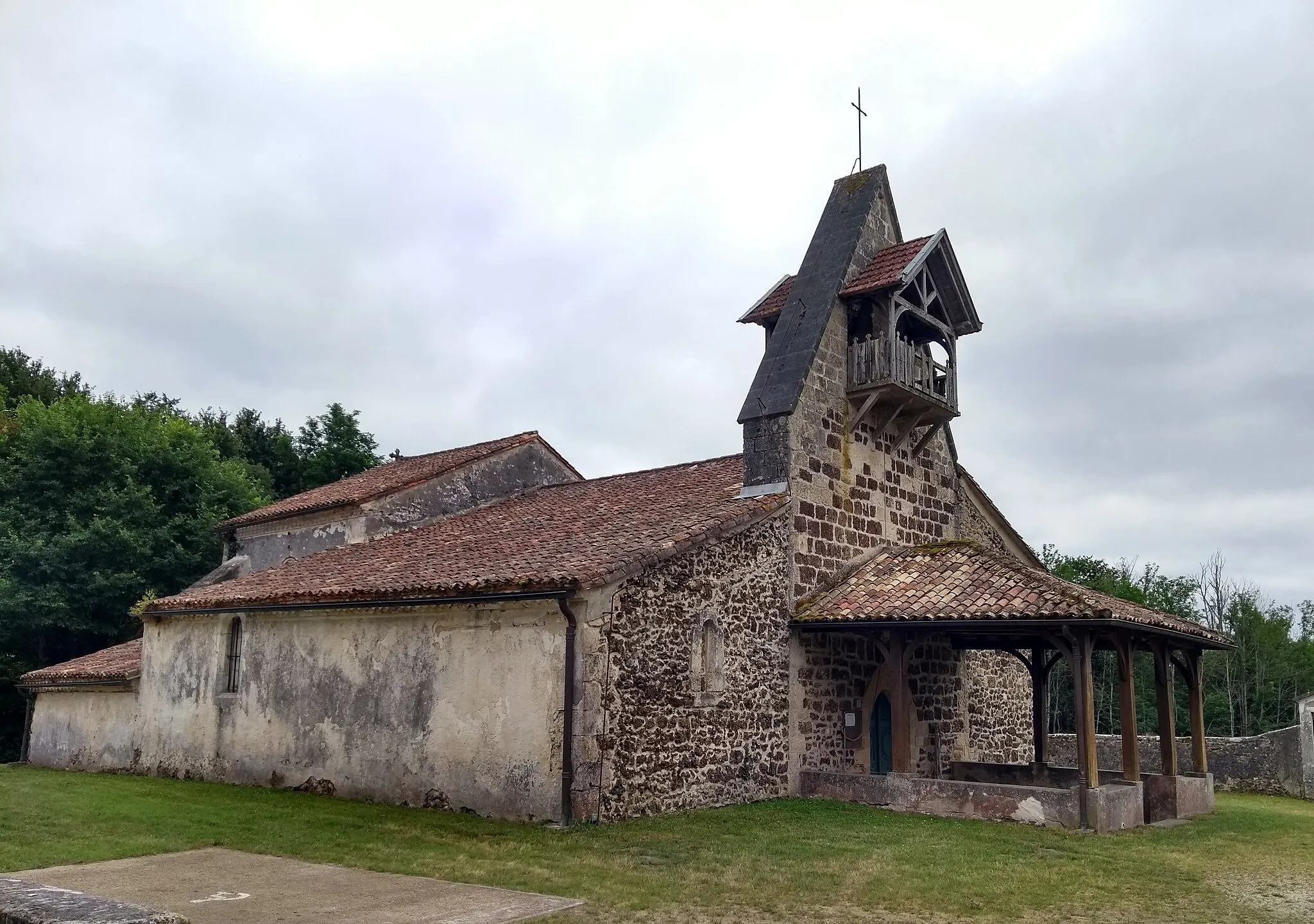 Photo showing: Église d'Argelouse. 2019