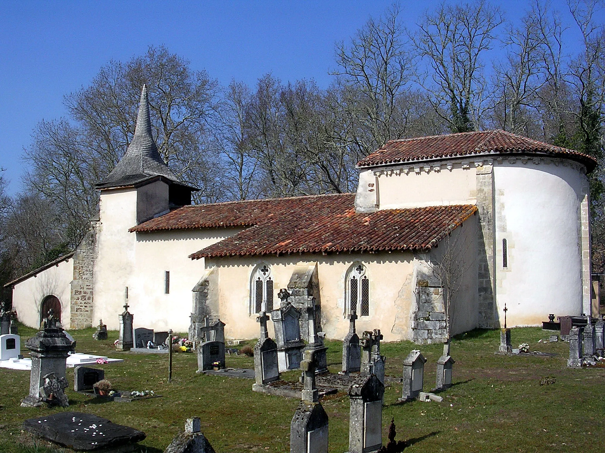 Photo showing: The Church of Saint-Jean-Baptiste de Richet in Pissos, Aquitaine, France.